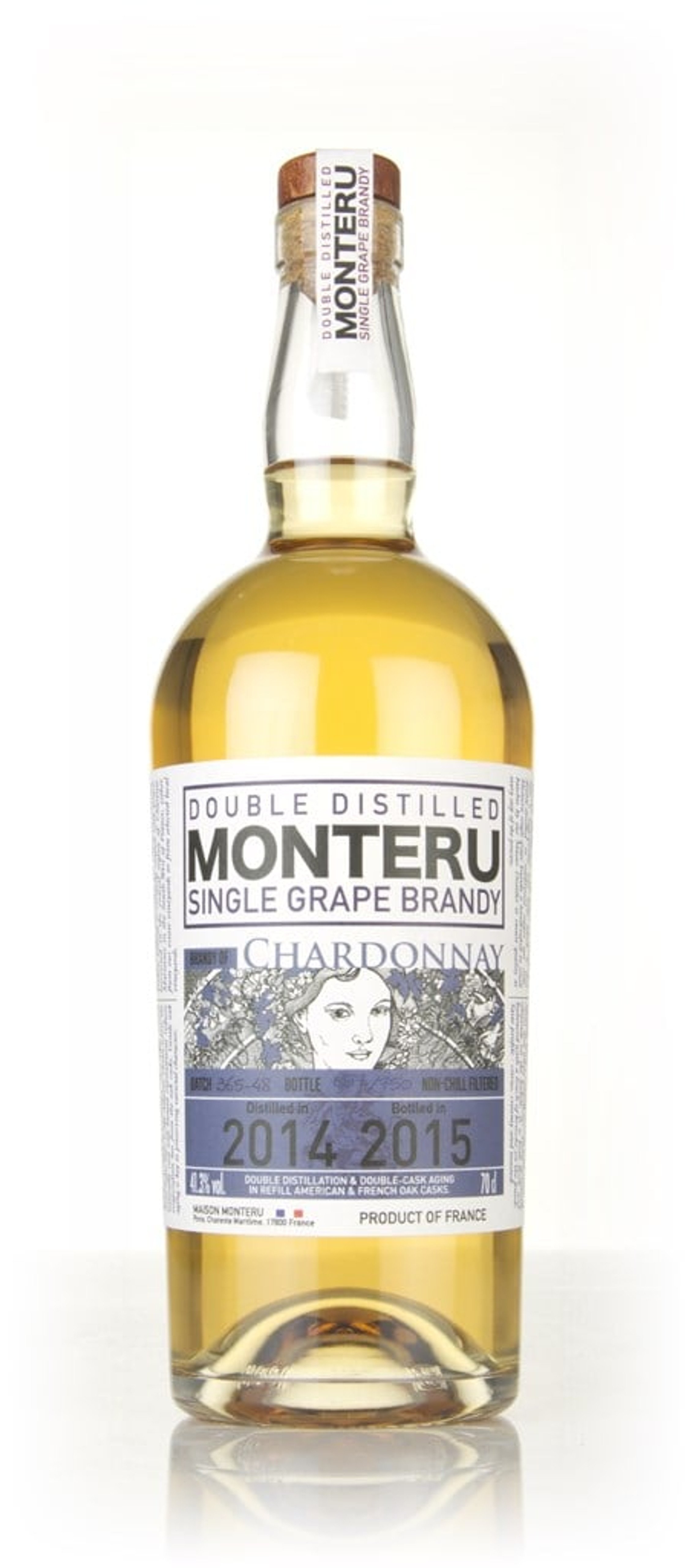 Monteru Single Grape Brandy - Chardonnay 70cl