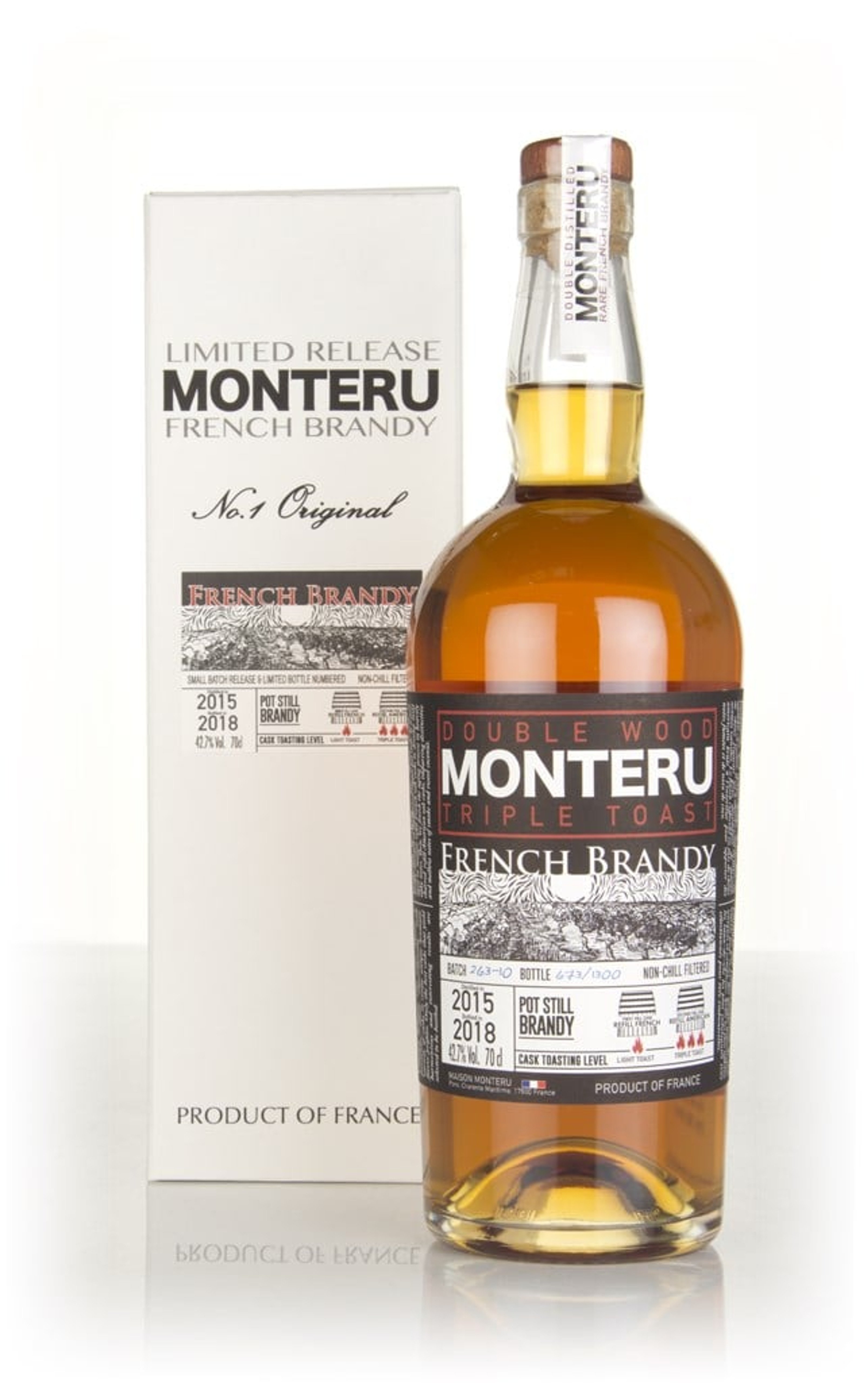 Monteru Triple Toast Cask Brandy 70cl