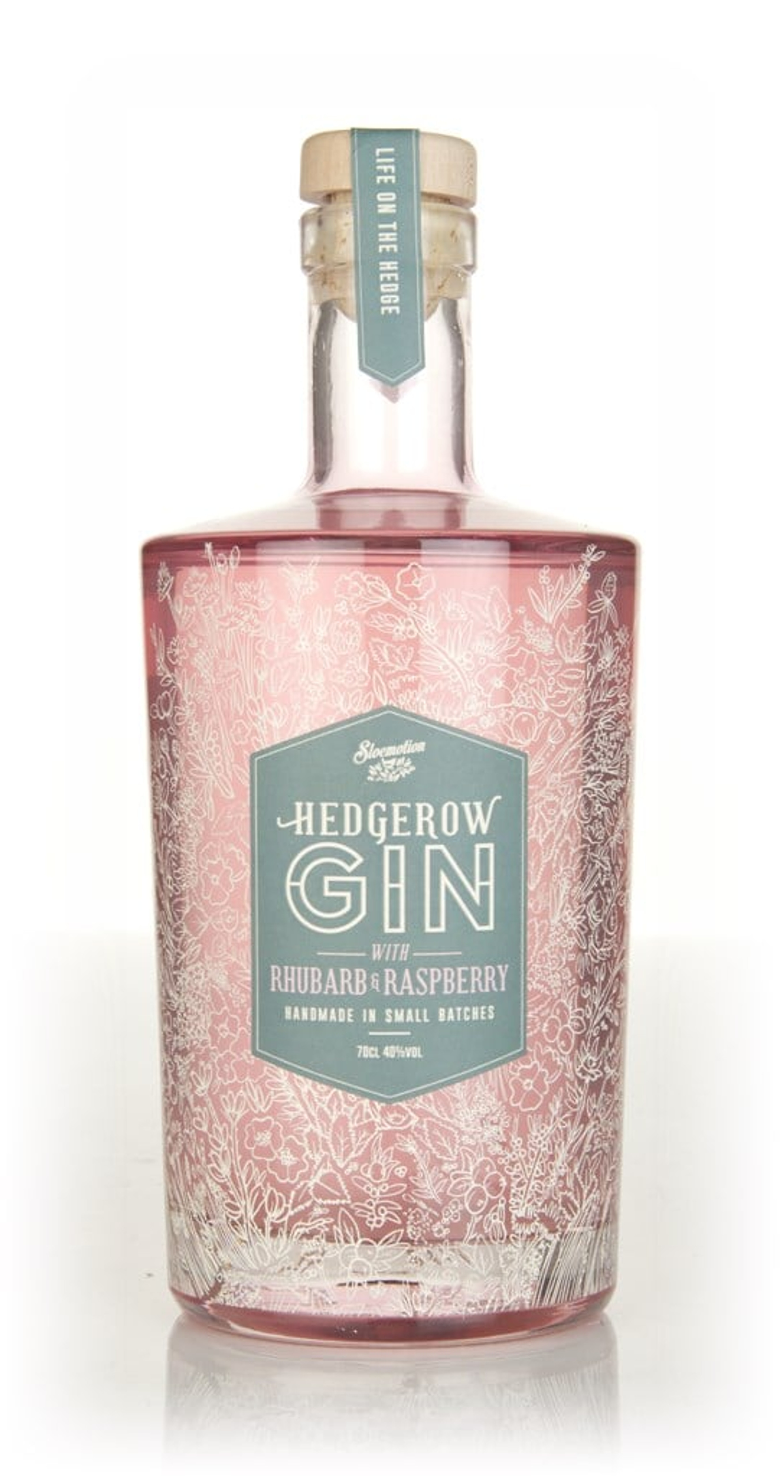 Sloemotion Hedgerow Gin - Rhubarb & Raspberry 70cl