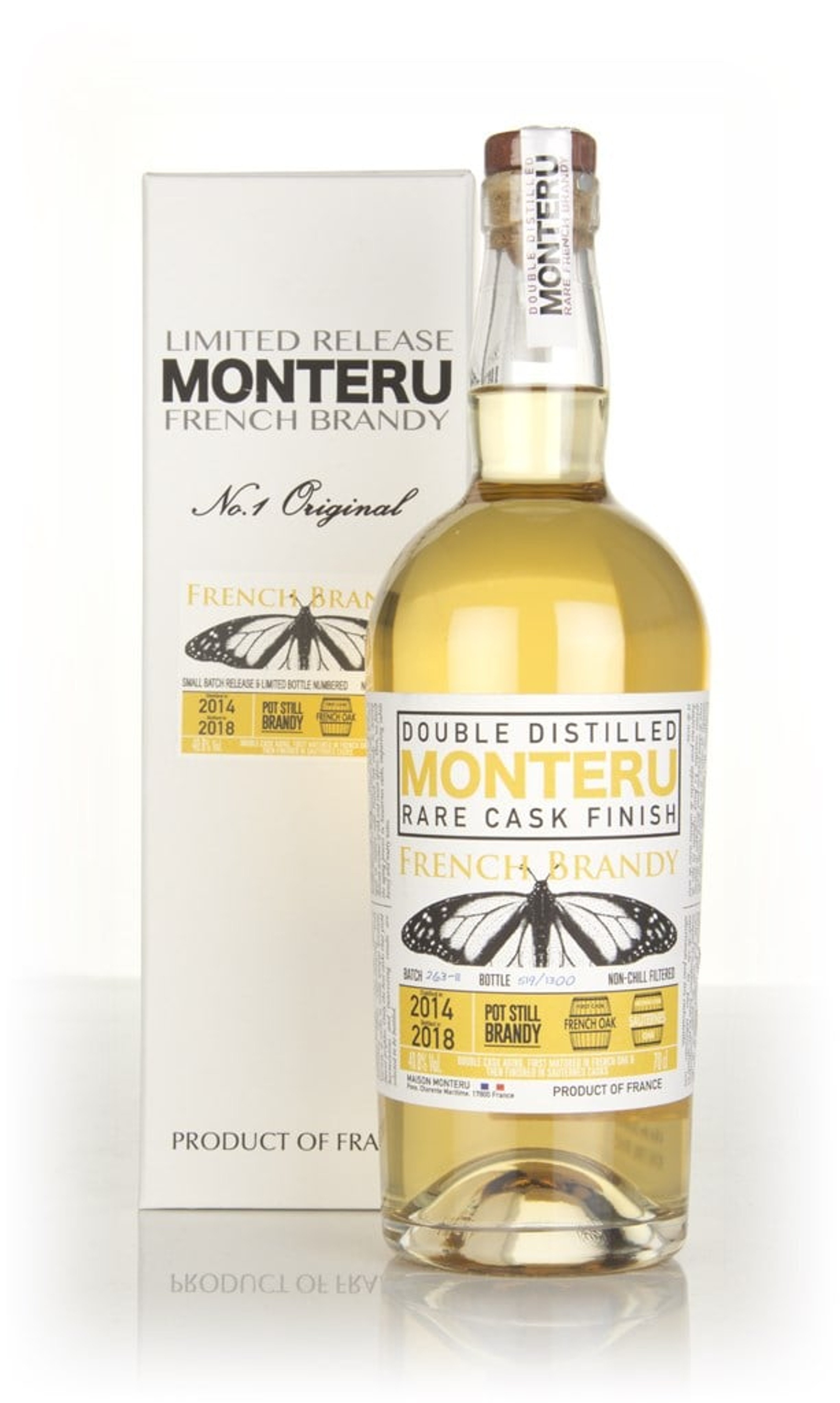 Monteru Sauternes Cask Finish Brandy 70cl