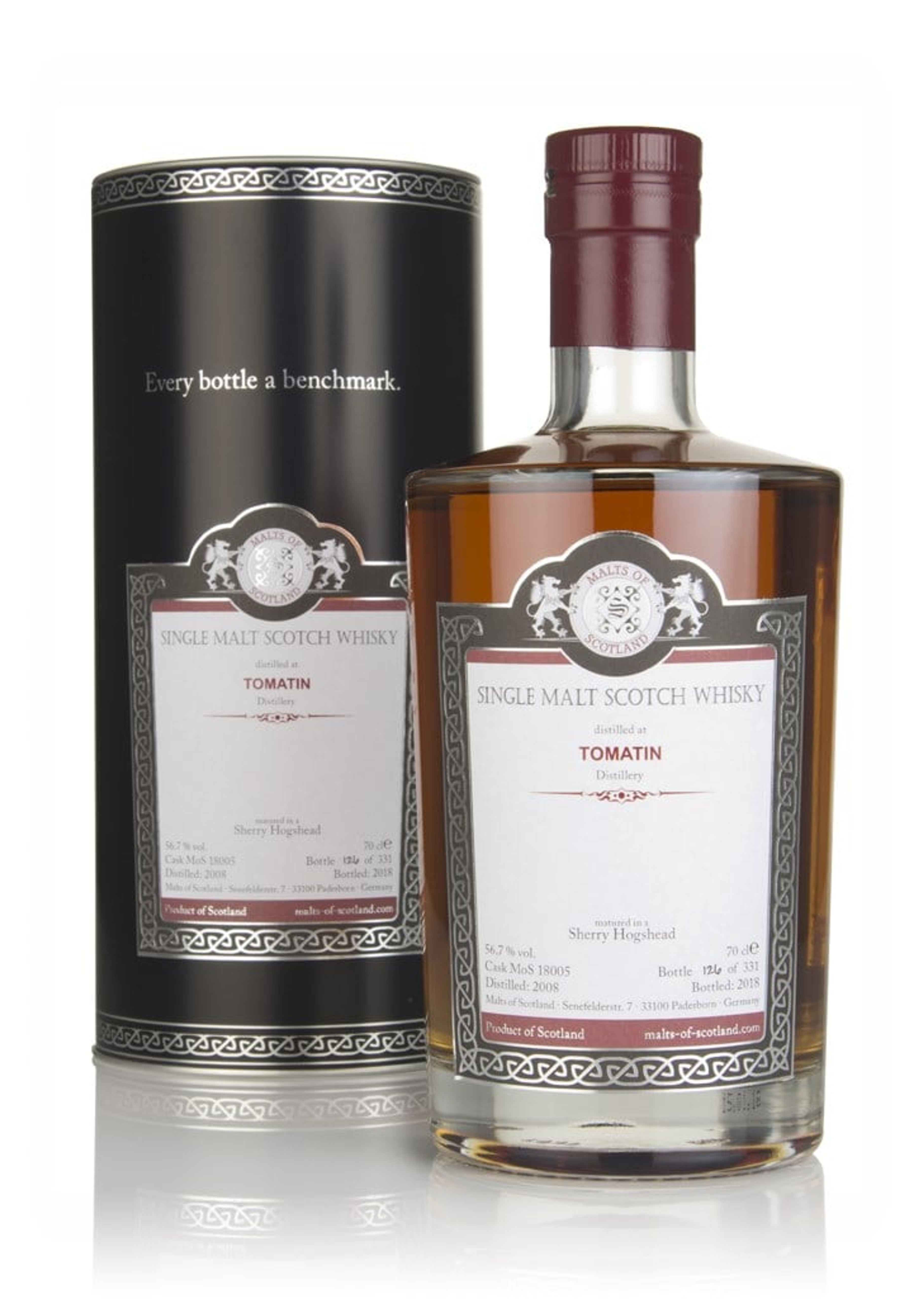 Tomatin 2008 (bottled 2018) (cask 18005) - Malts of Scotland 70cl