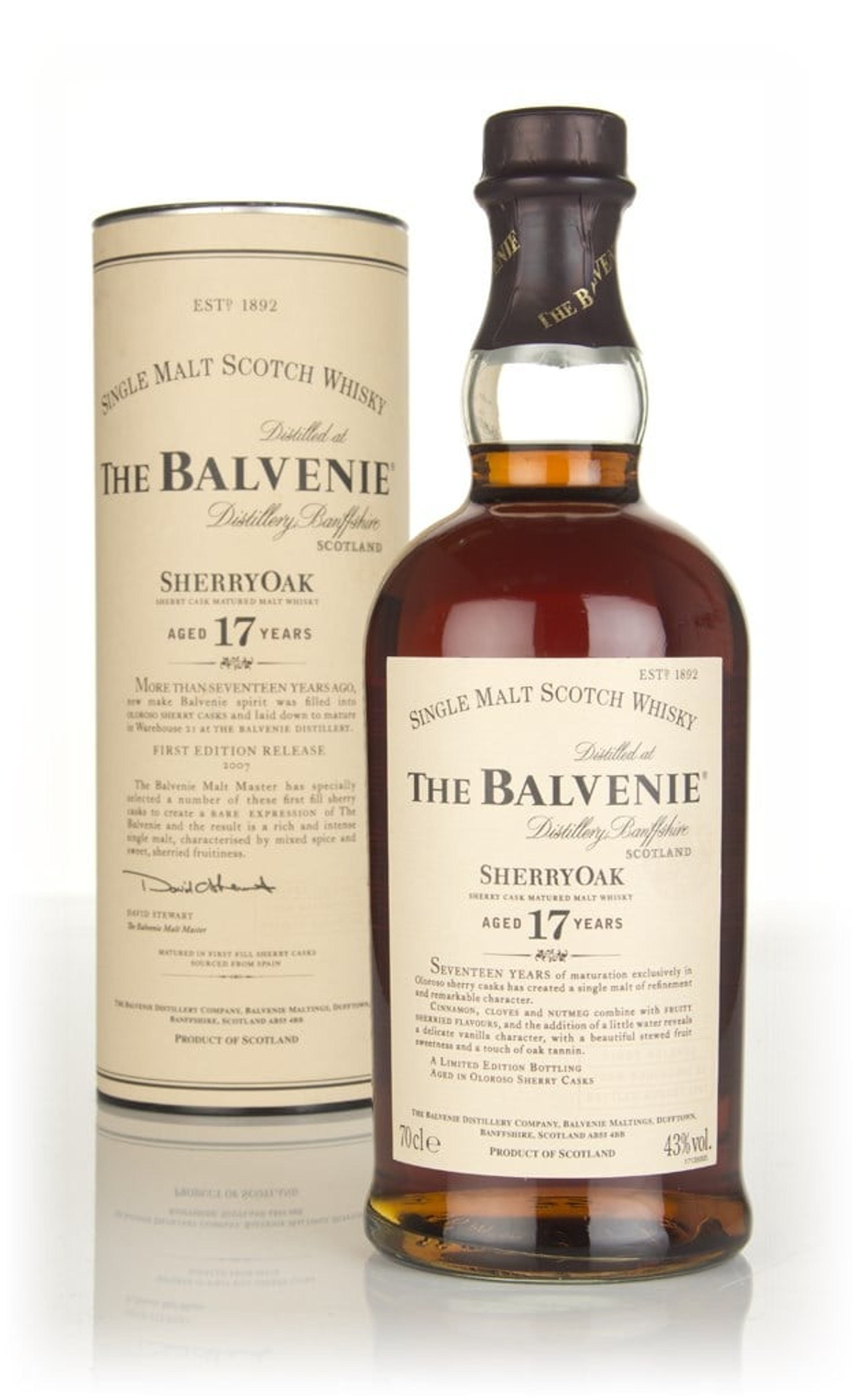 Balvenie 17 Year Old Sherry Oak 70cl