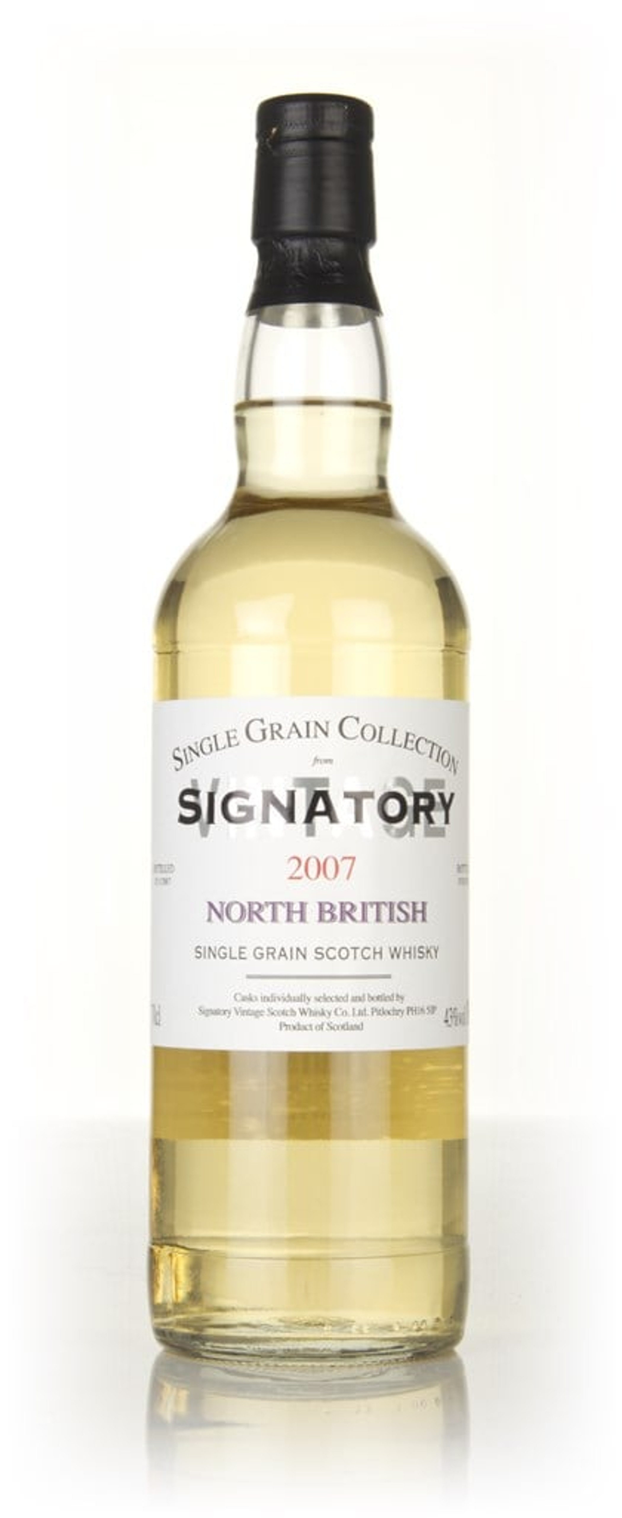 North British 10 Year Old 2007 - Single Grain Collection (Signatory) 70cl