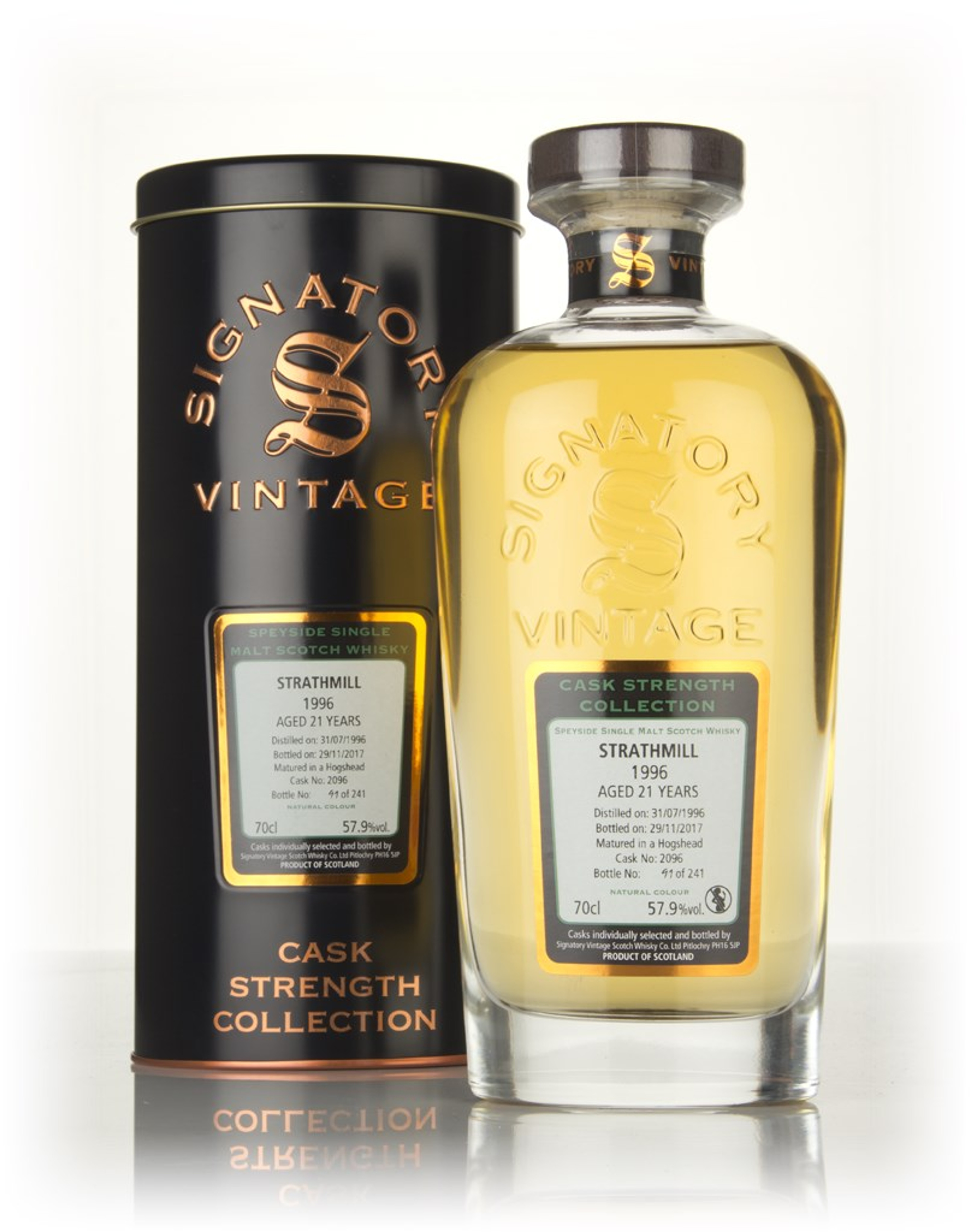 Strathmill 21 Year Old 1996 (cask 2096) - Cask Strength Collection (Signatory) 70cl