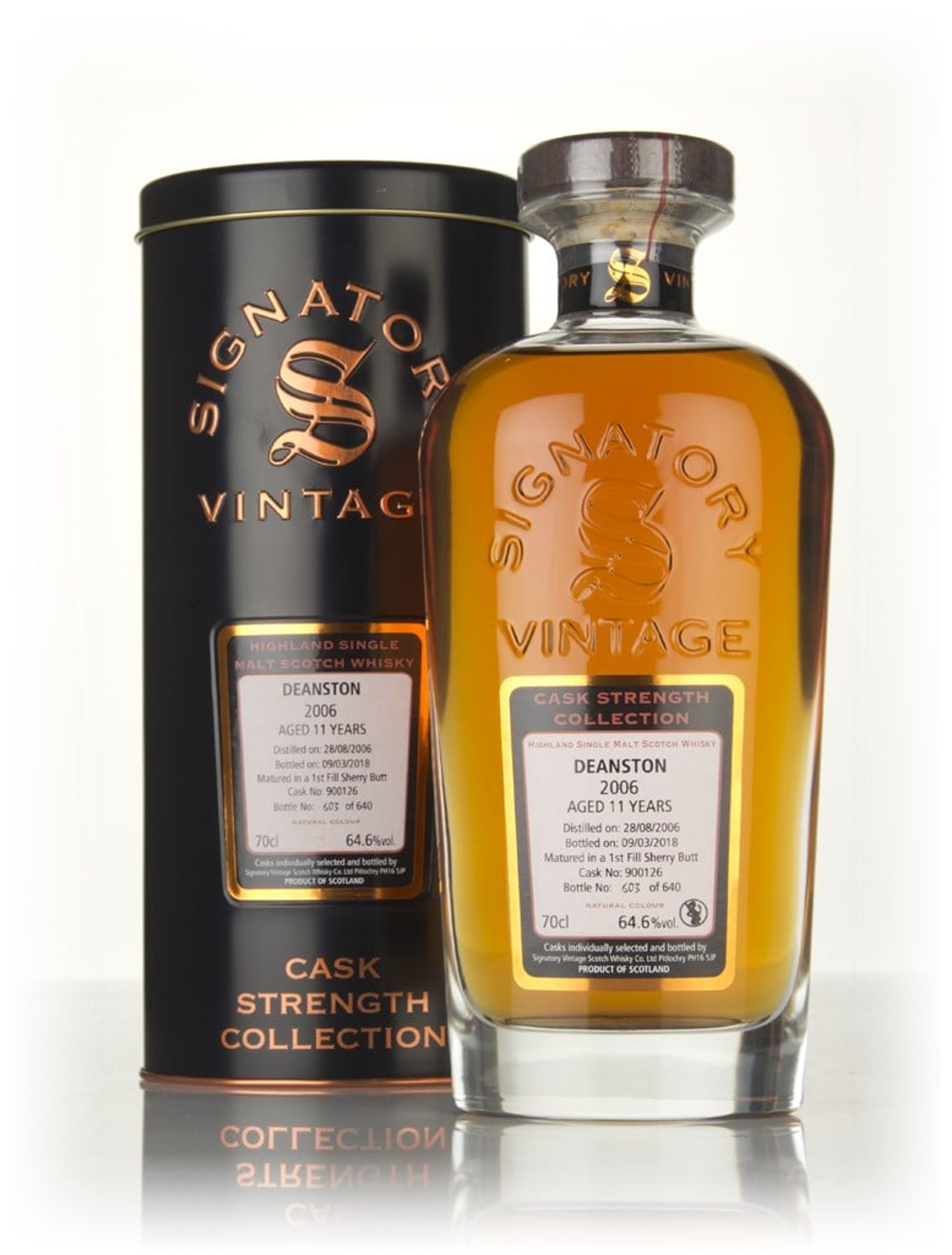 Deanston 11 Year Old 2006 (cask 900126) - Cask Strength Collection (Signatory) 70cl