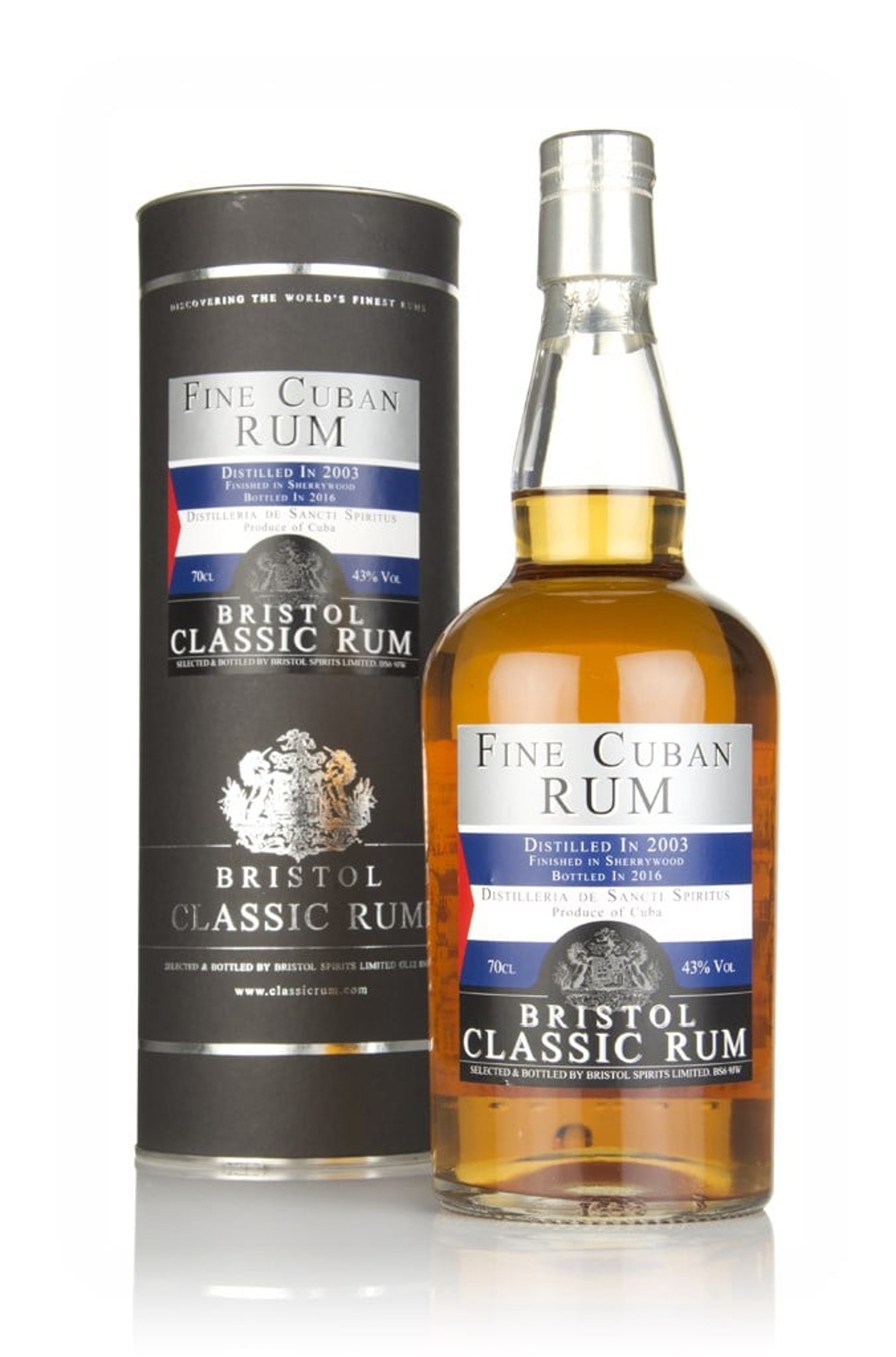 Fine Cuban Rum 2003 - Sherry Finish (Bristol Spirits) 70cl