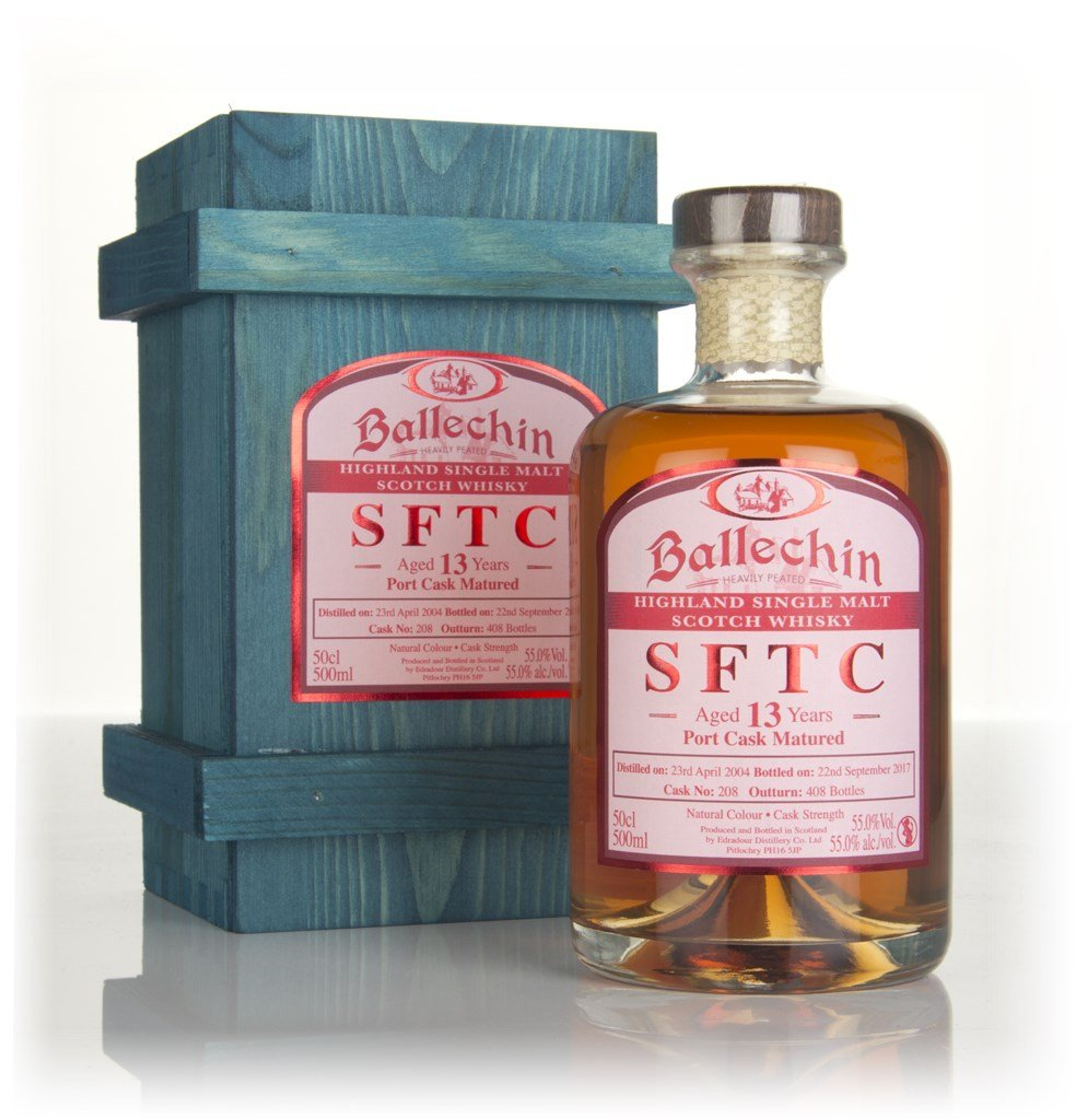 Ballechin 13 Year Old 2004 (cask 208) - Straight From The Cask 50cl