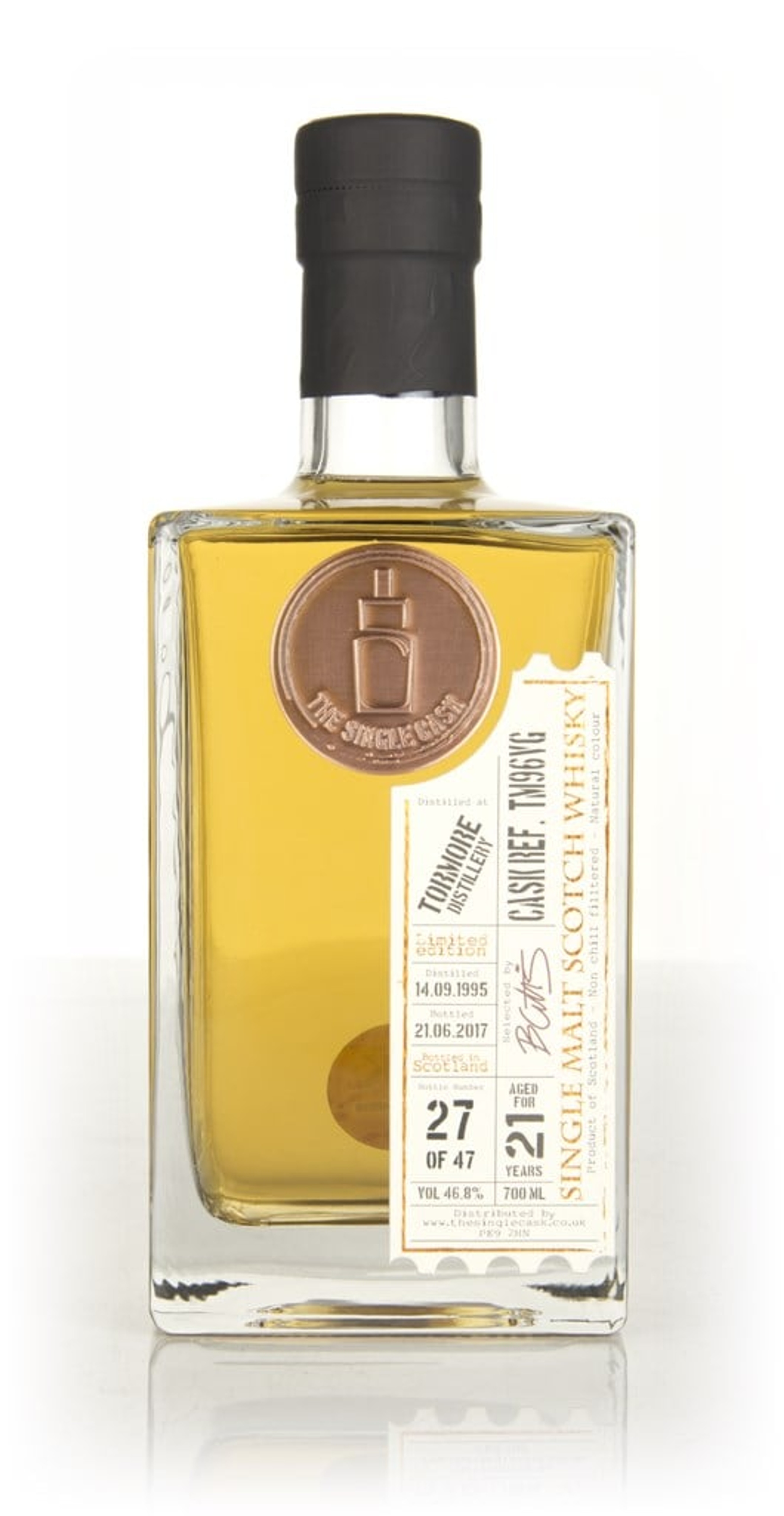 Tormore 21 Year Old 1995 (cask TM96VG) - The Single Cask 70cl