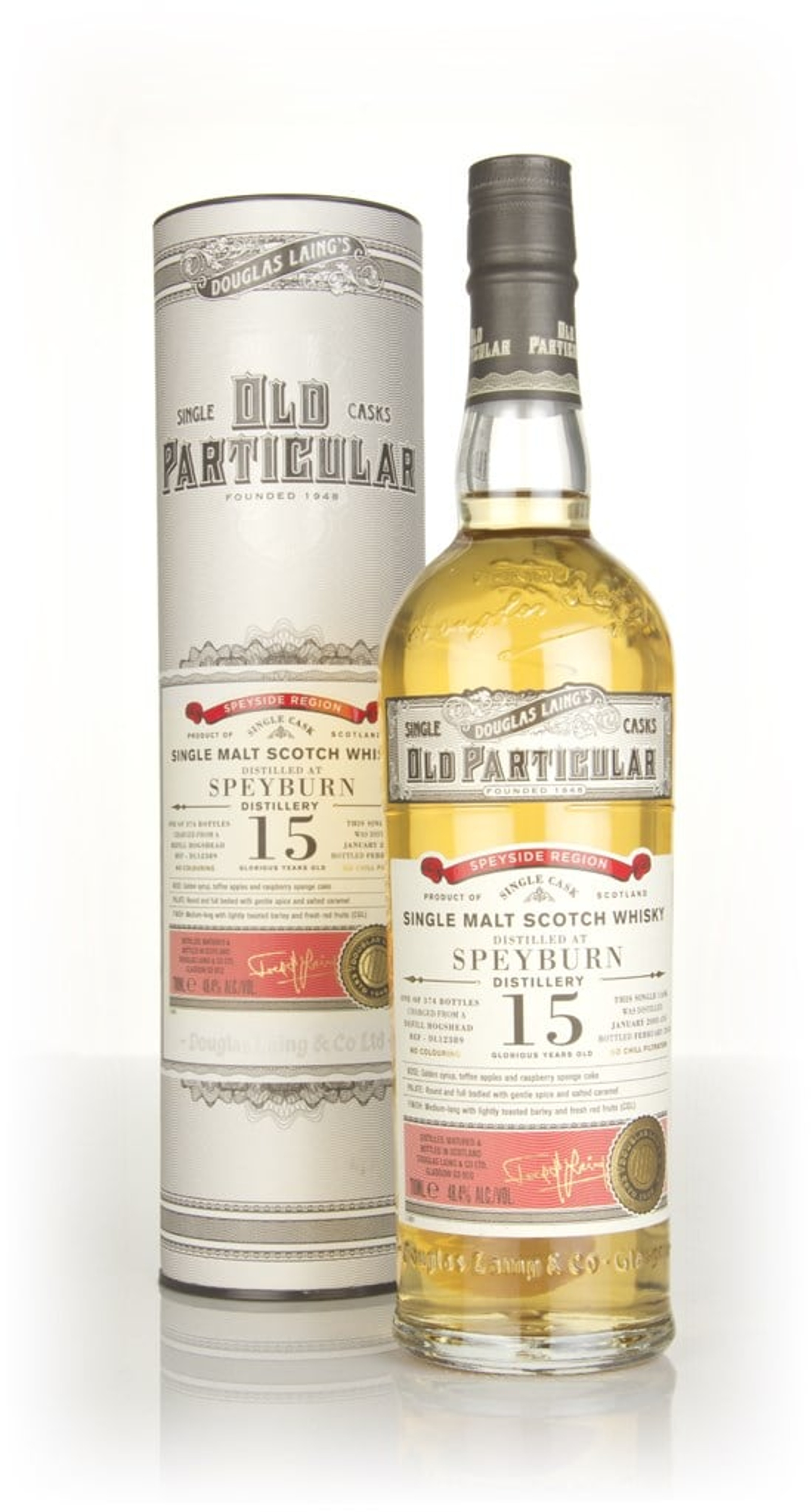 Speyburn 15 Year Old 2003 (cask 12389) - Old Particular (Douglas Laing) 70cl