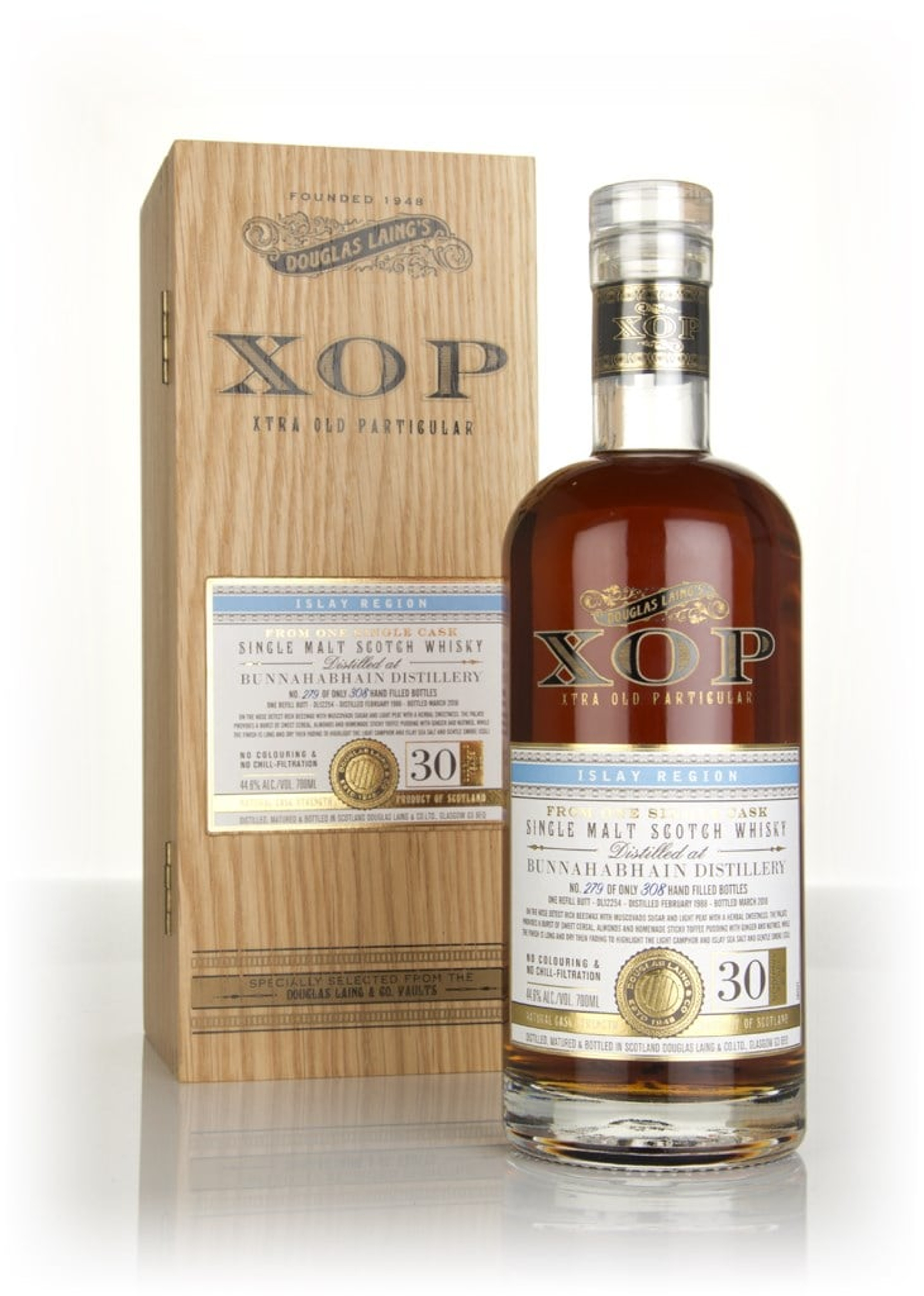 Bunnahabhain 30 Year Old 1988 (cask 12254) - Xtra Old Particular (Douglas Laing) 70cl