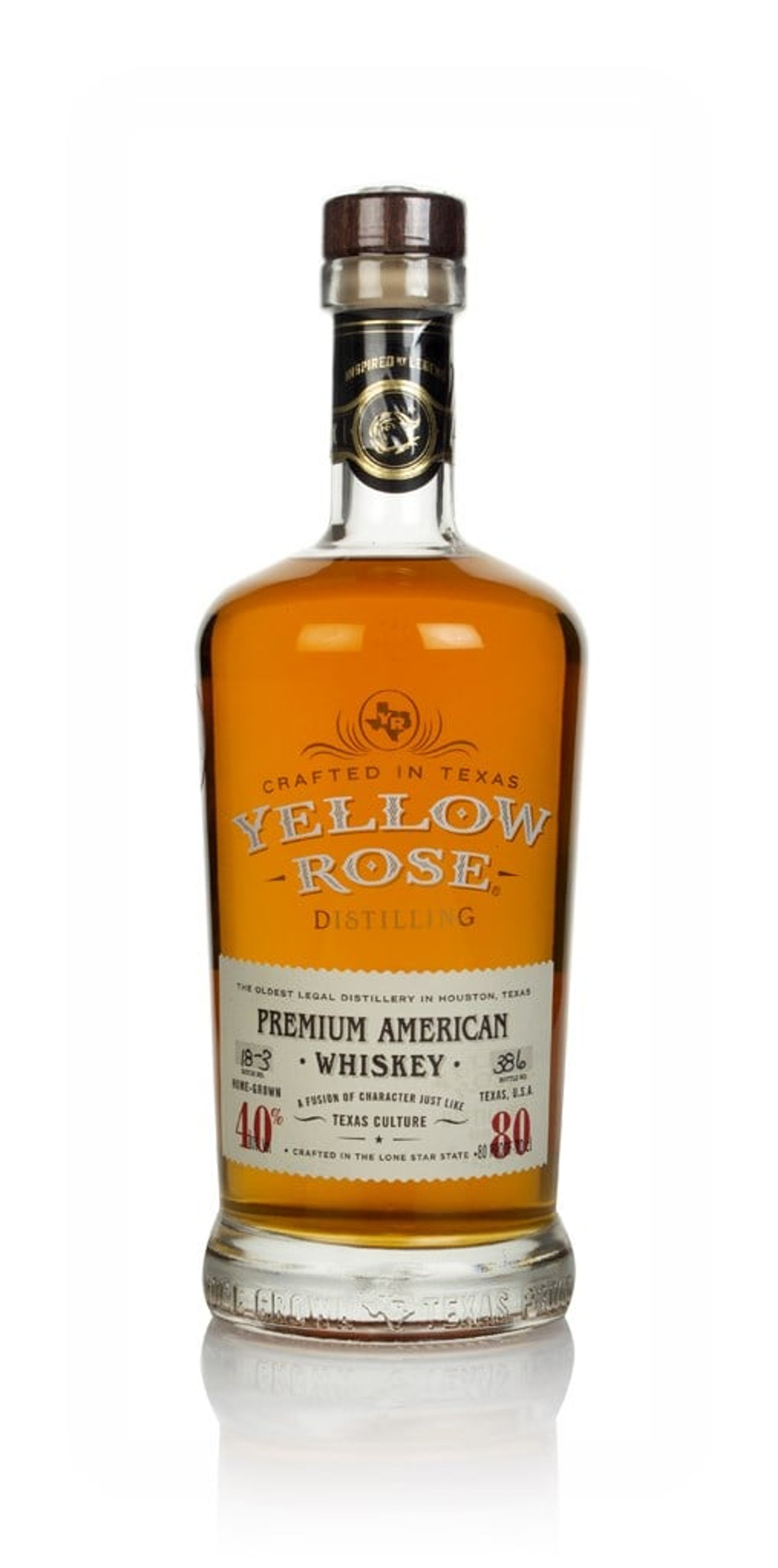 Yellow Rose Premium American Whiskey 70cl