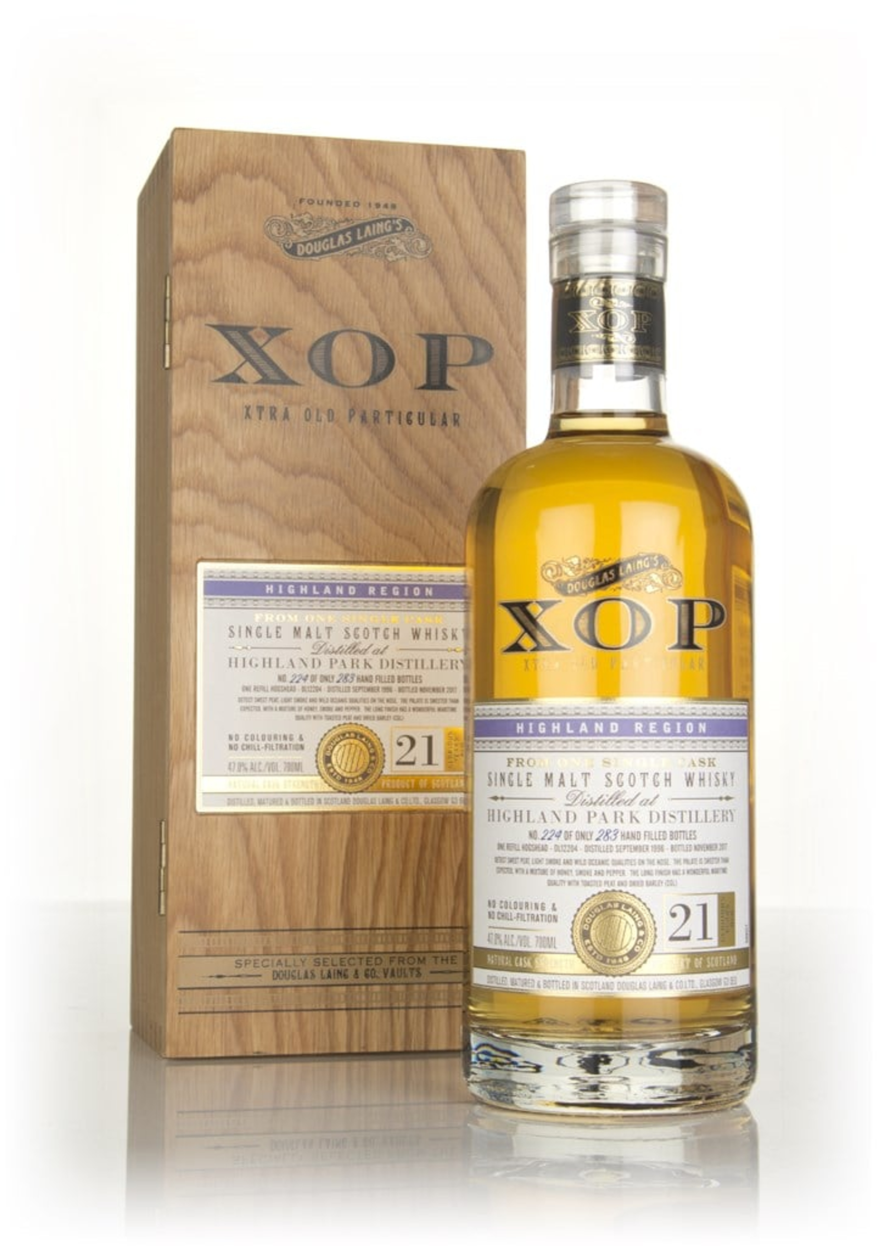 Highland Park 21 Year Old 1996 (cask 12204) - Xtra Old Particular (Douglas Laing) 70cl
