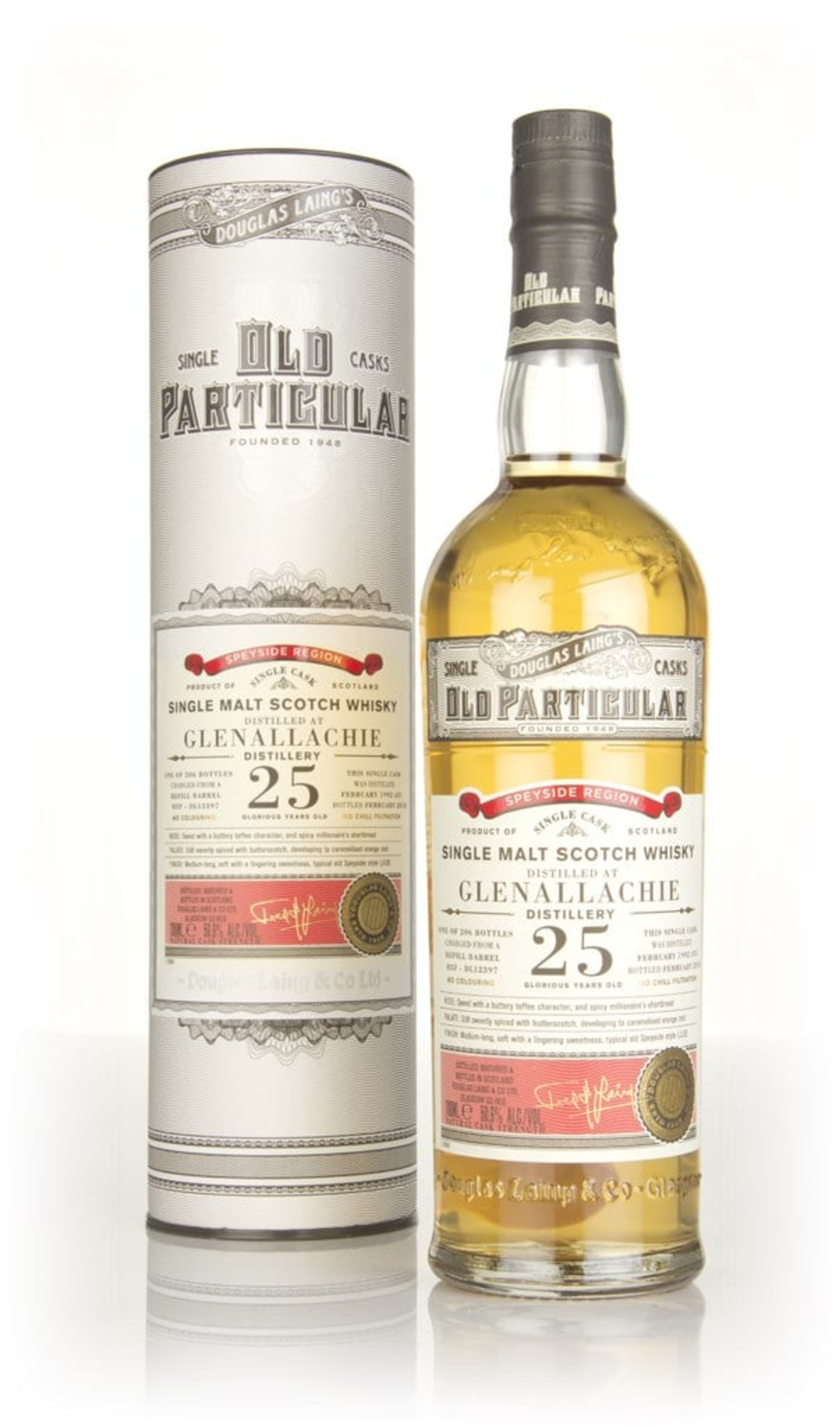 Glenallachie 25 Year Old 1992 (cask 12397) - Old Particular (Douglas Laing) 70cl