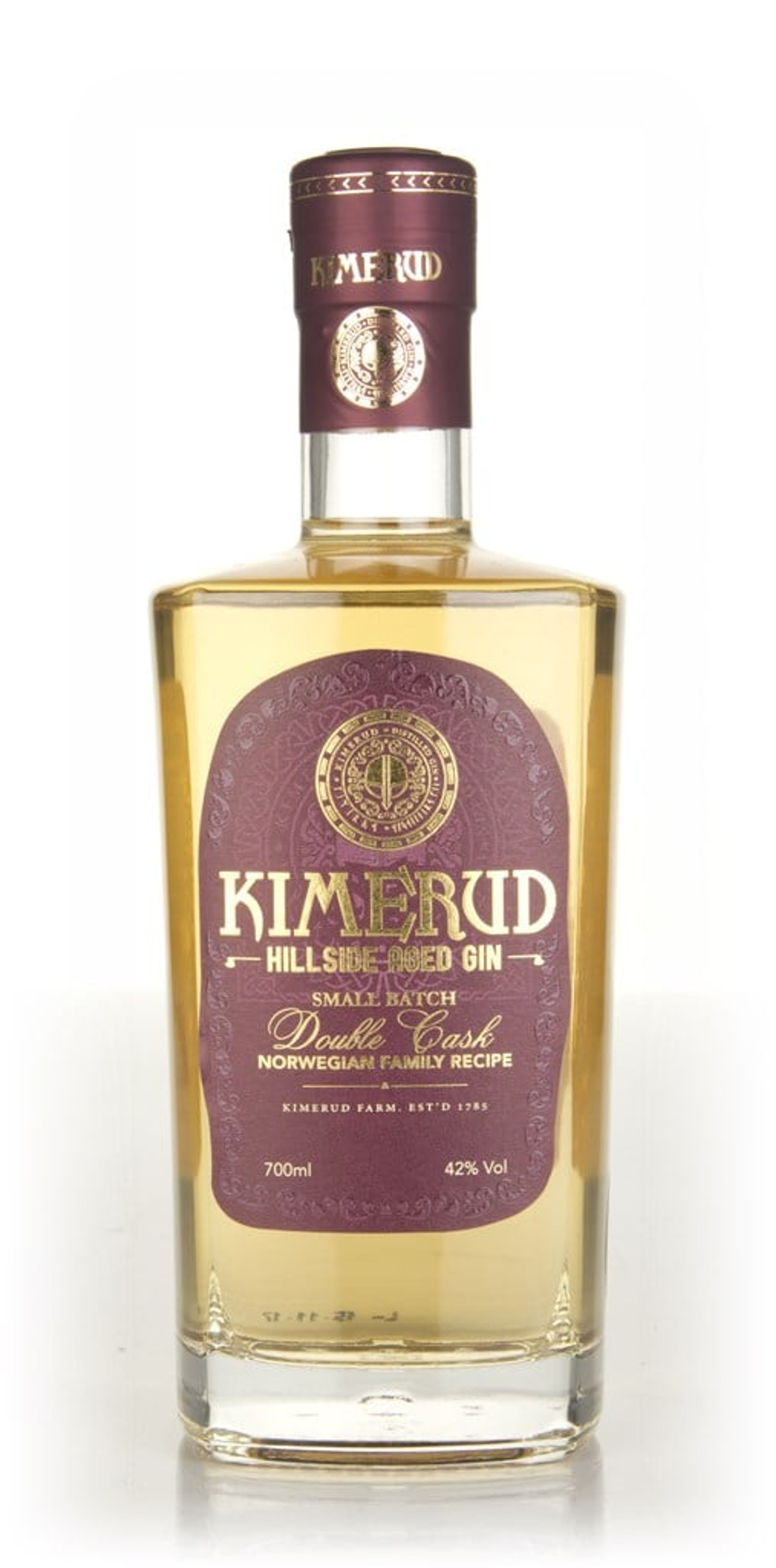 Kimerud Hillside Aged Gin Double Cask 70cl