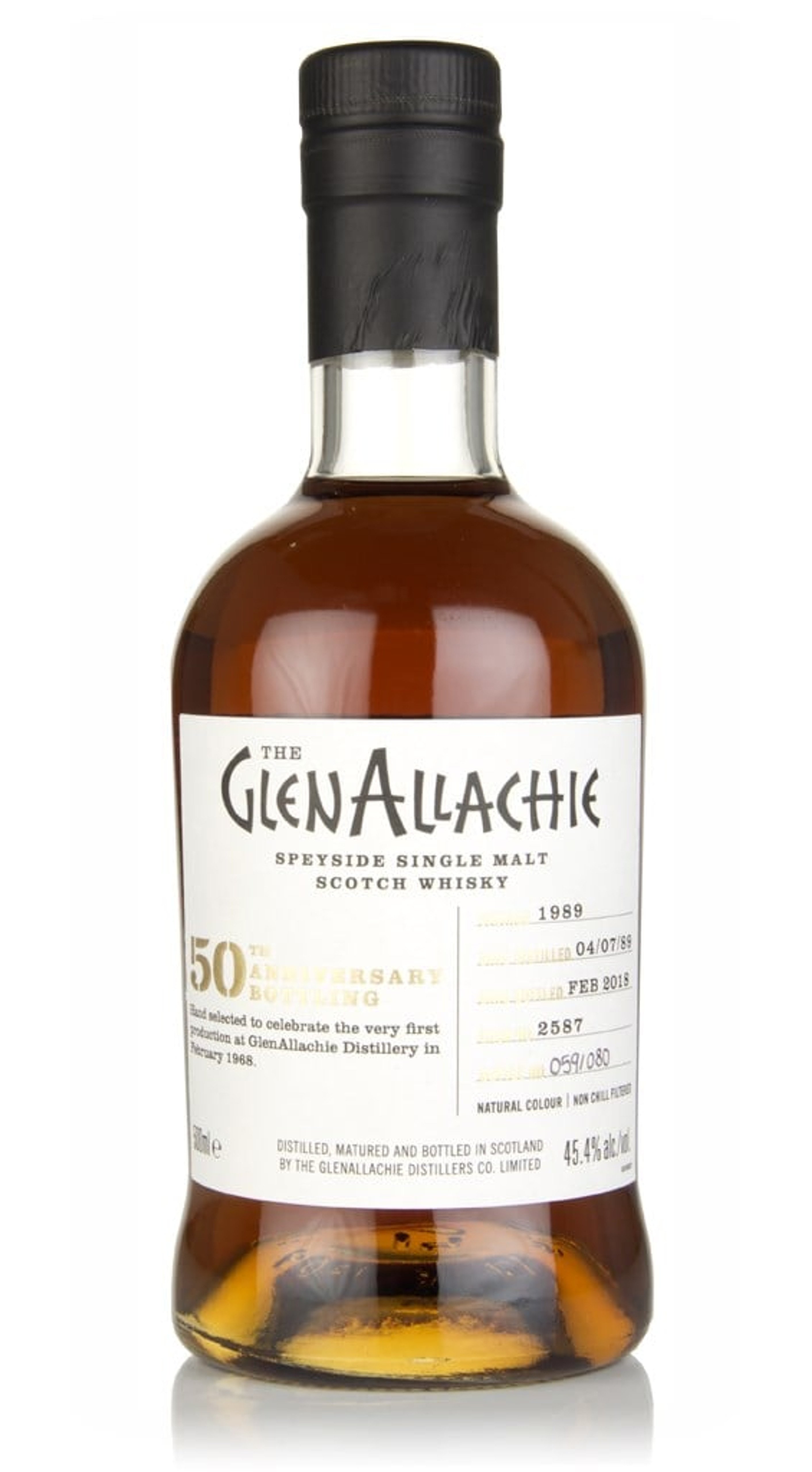 GlenAllachie 28 Year Old 1989 (cask 2587) - 50th Anniversary Bottling 50cl