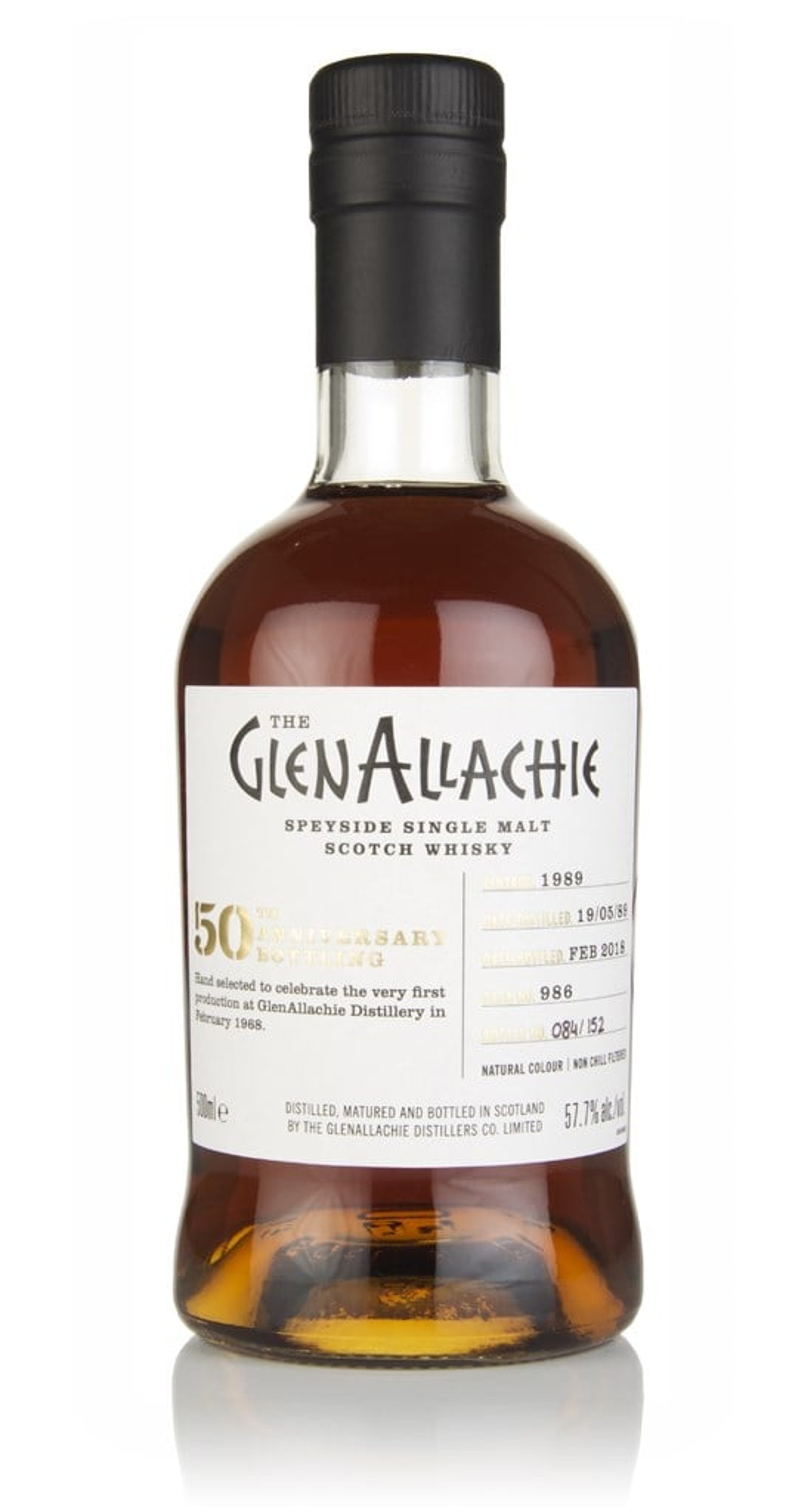 GlenAllachie 28 Year Old 1989 (cask 986) - 50th Anniversary Bottling 50cl