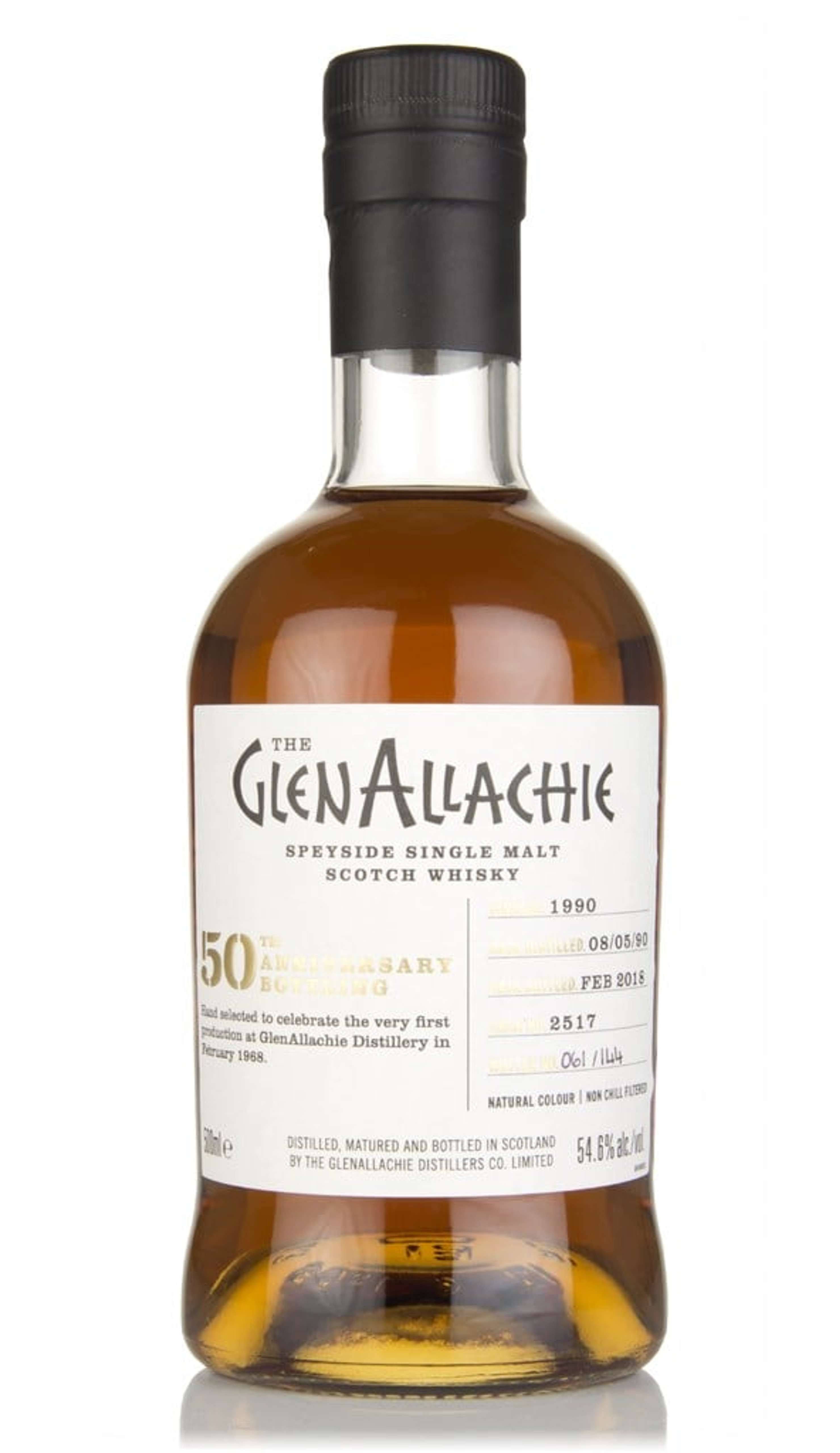 GlenAllachie 27 Year Old 1990 (cask 2517) - 50th Anniversary Bottling 50cl