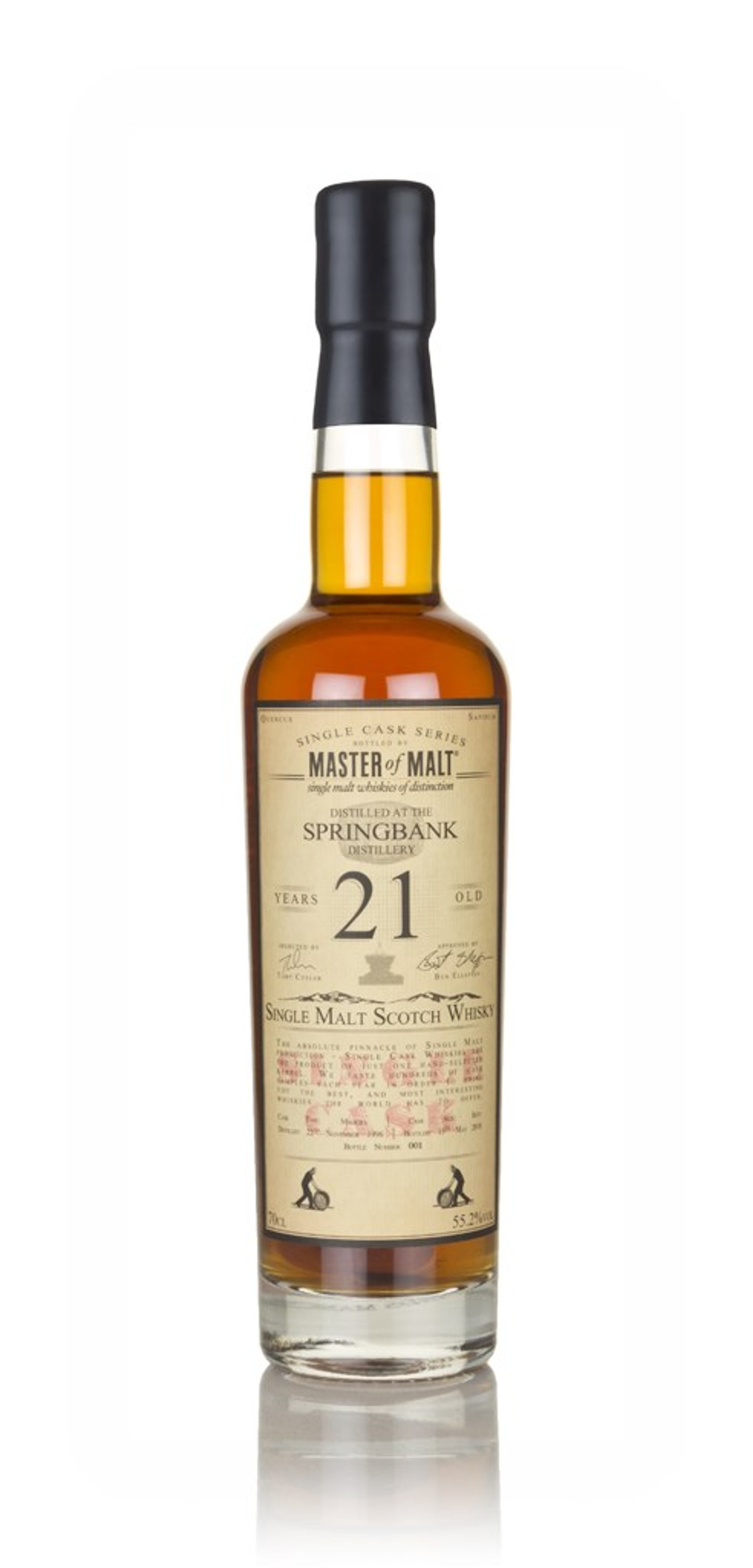 Springbank 21 Year Old 1996 - Single Cask (Master of Malt) 70cl