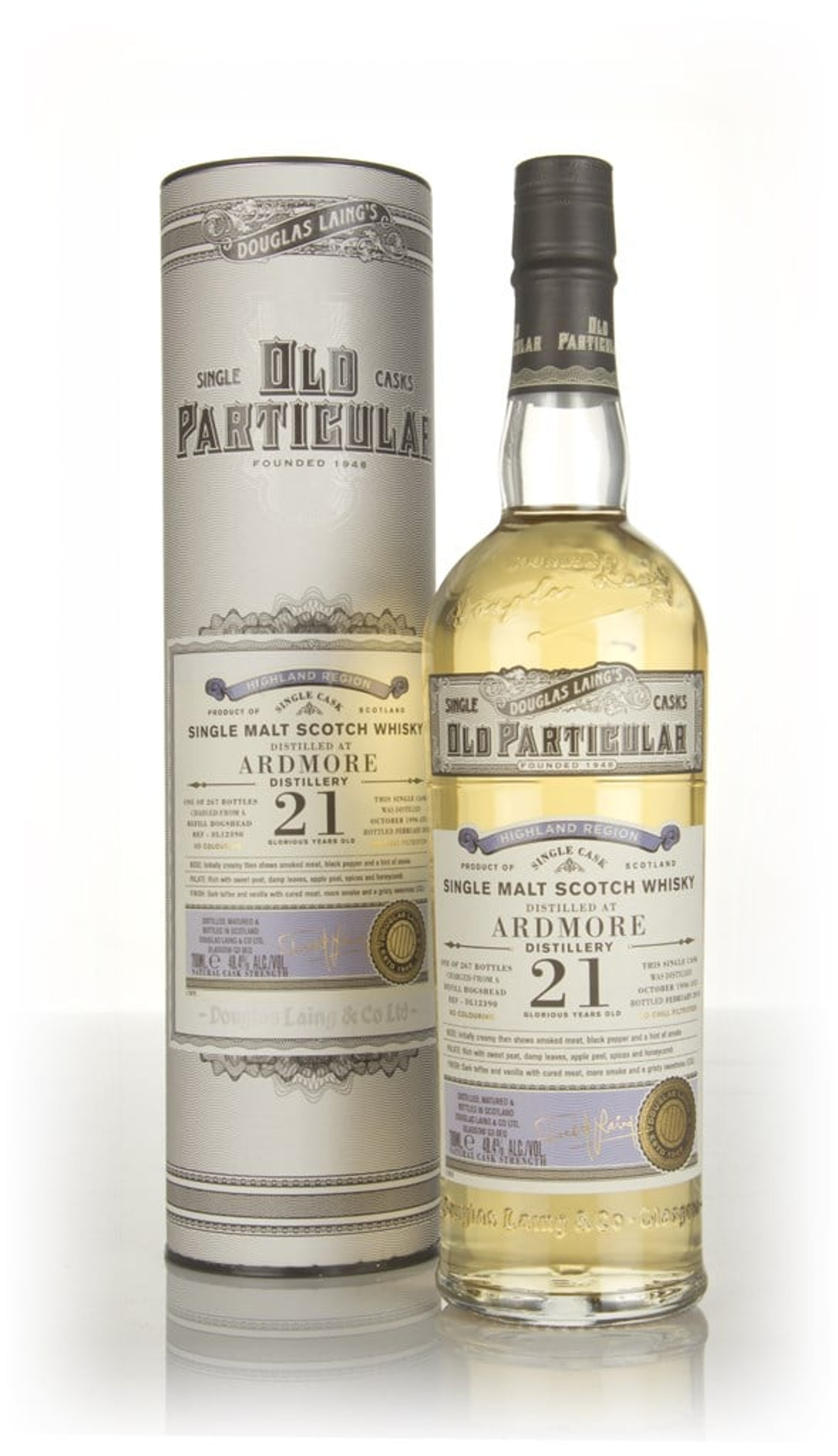 Ardmore 21 Year Old 1996 (cask 12390) - Old Particular (Douglas Laing) 70cl