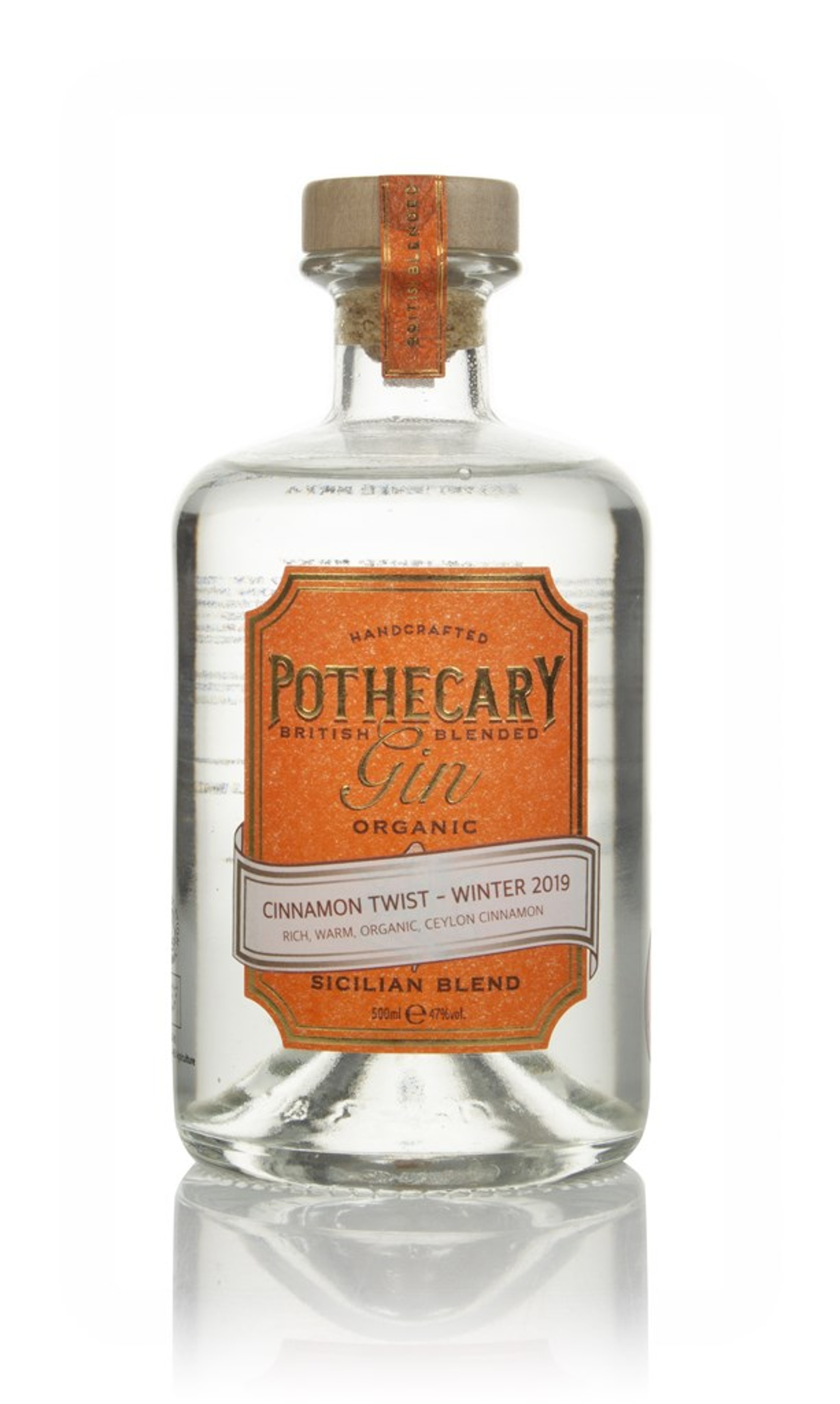 Pothecary Gin Sicilian Blend Cinnamon Twist 50cl