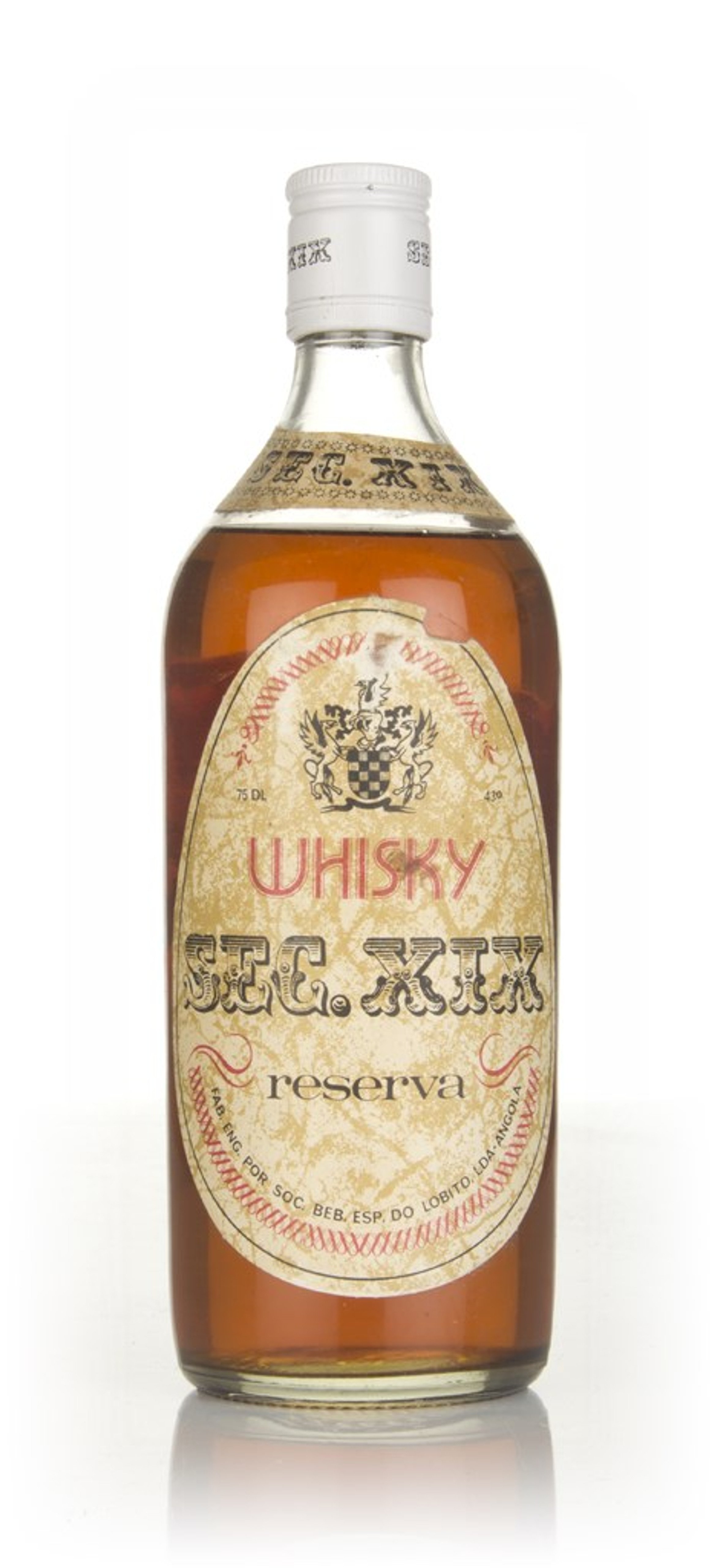 Whisky Sec. XIX Reserva - 1970s 75cl