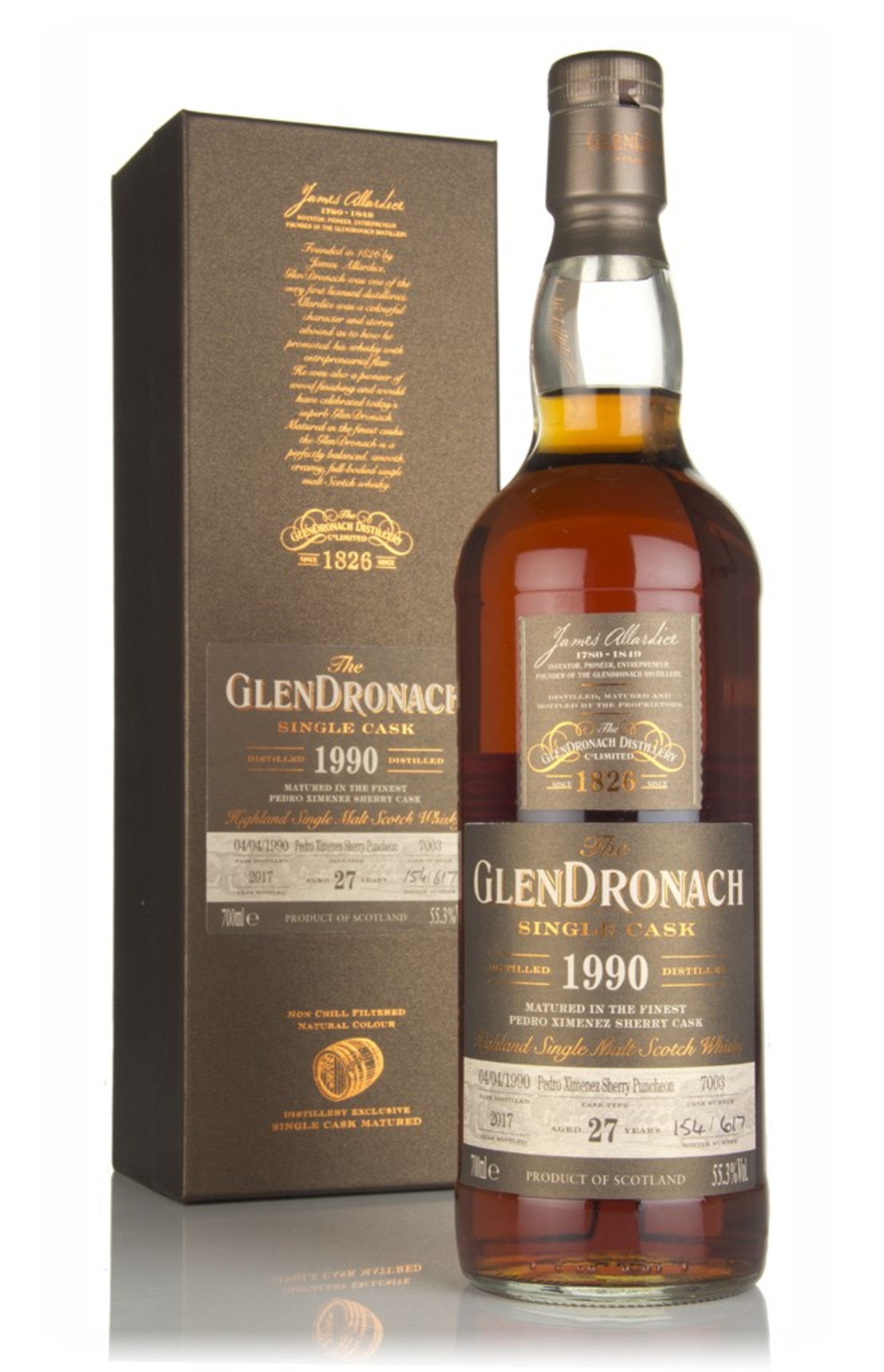 The GlenDronach 27 Year Old 1990 (cask 7003) 70cl