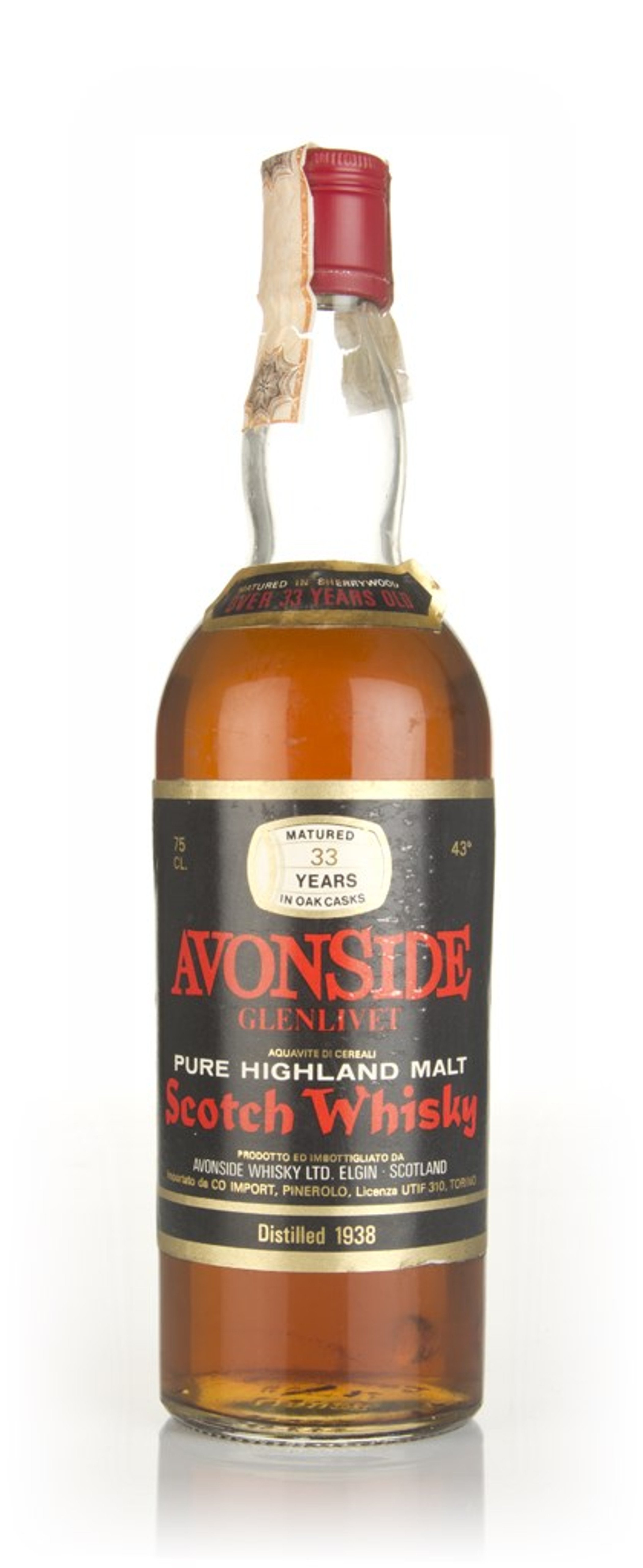 Avonside-Glenlivet 33 Year Old 1938 75cl