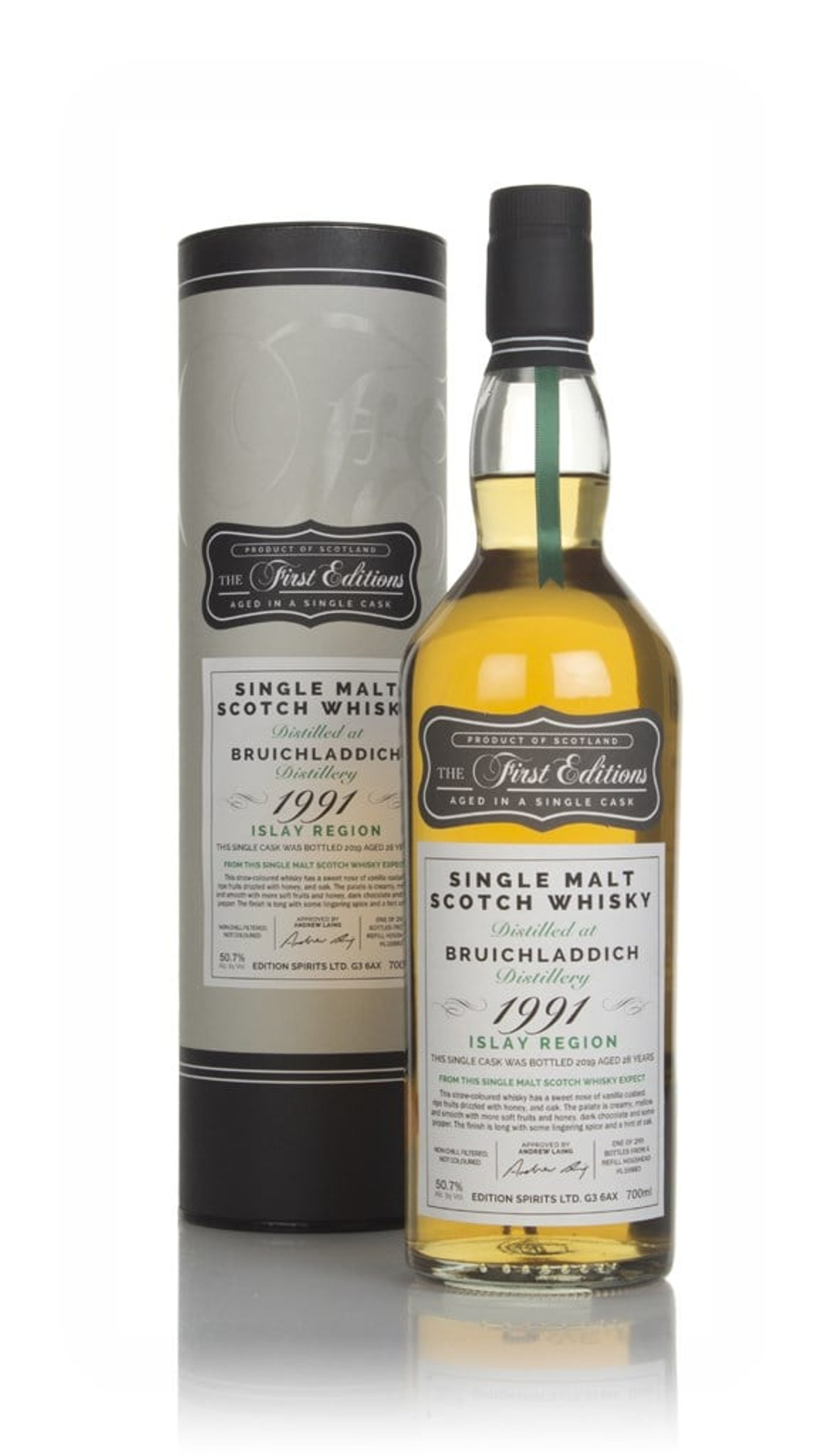 Bruichladdich 28 Year Old 1991 (cask 16883) - The First Editions (Hunter Laing) 70cl