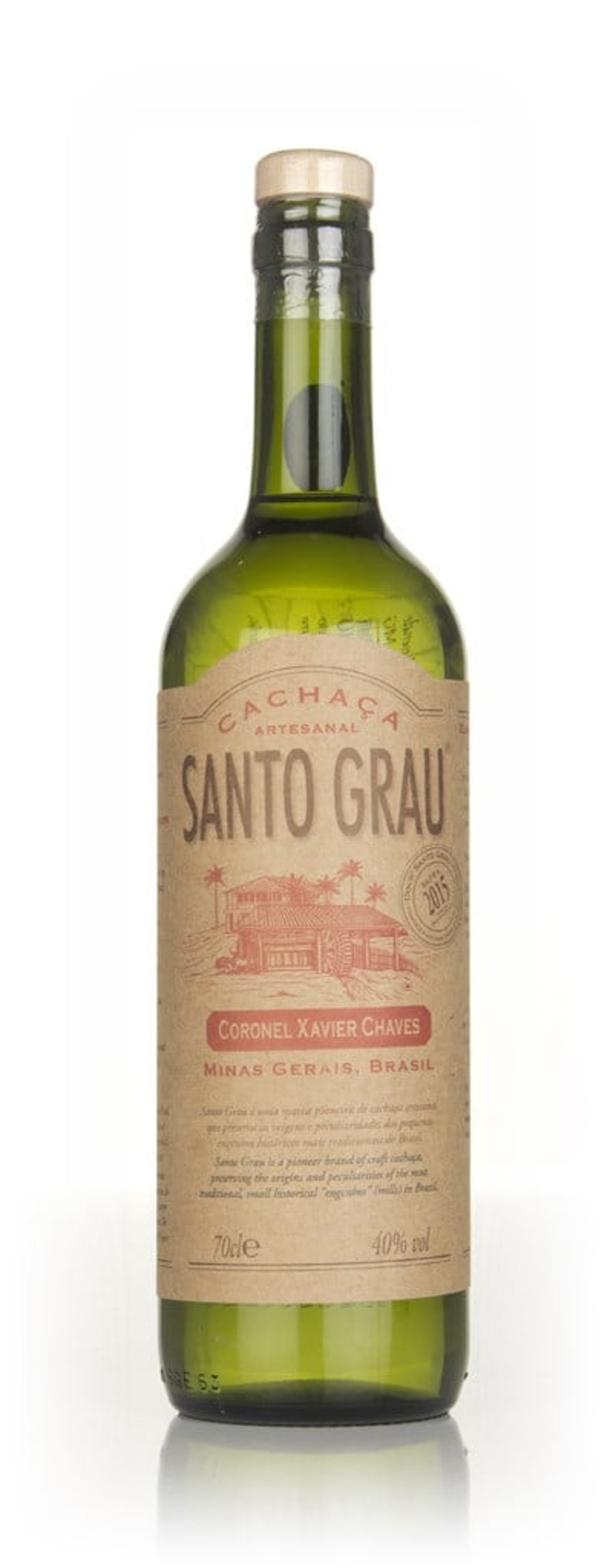 Santo Grau Coronel Xavier Chaves Cachaça 70cl