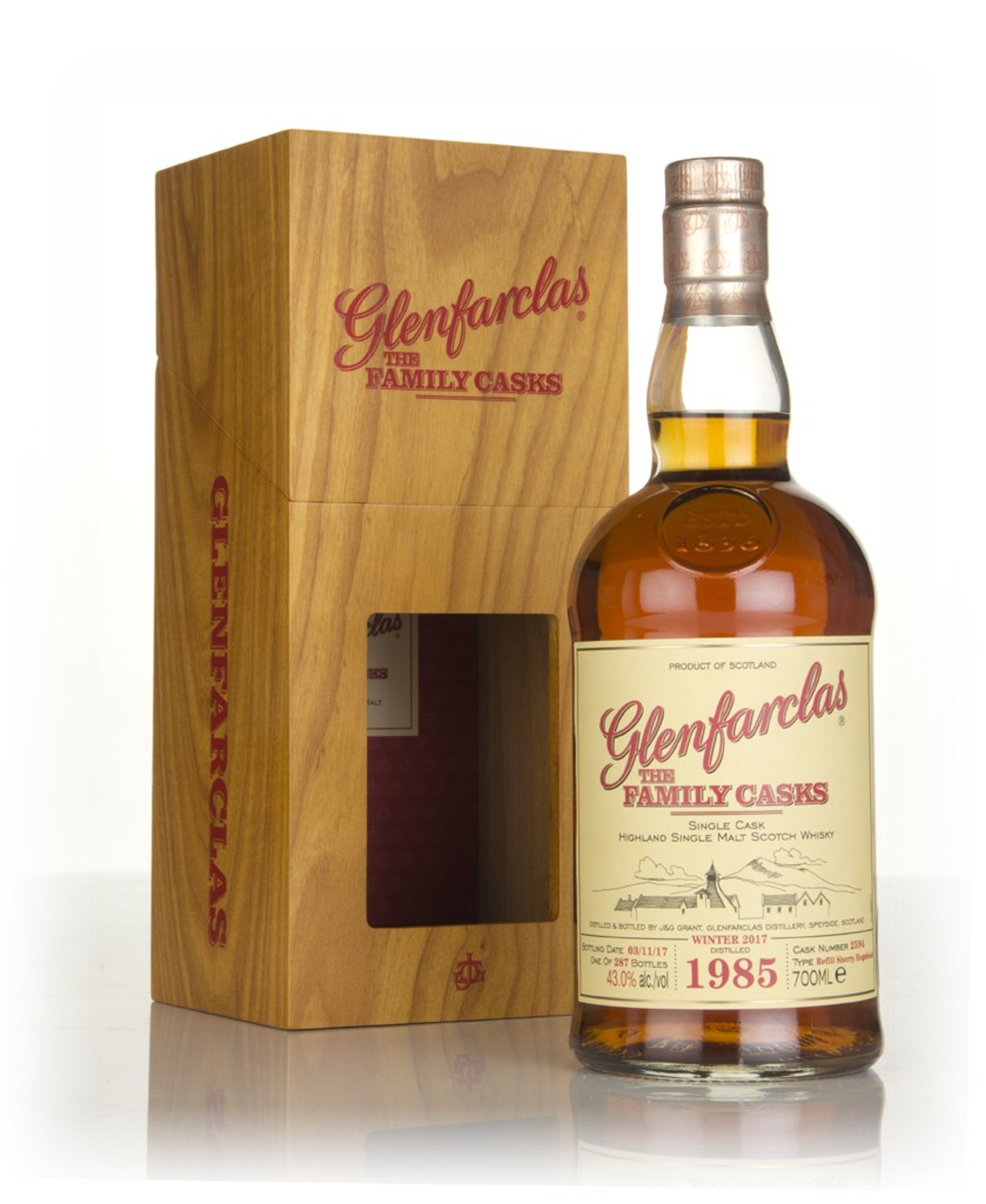 Glenfarclas 1985 (cask 2594) Family Cask Winter 2017 Release 70cl