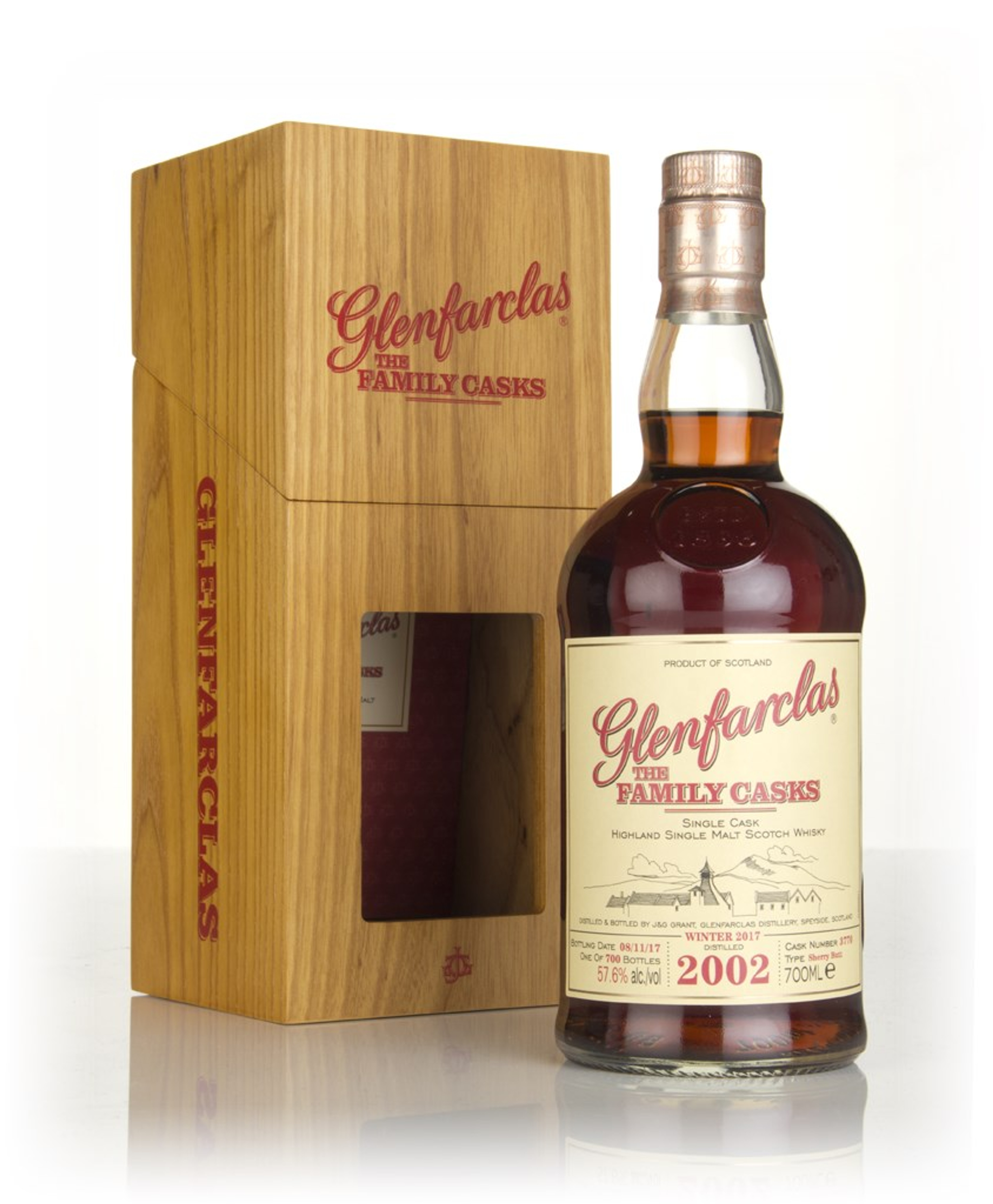 Glenfarclas 2002 (cask 3770) Family Cask Winter 2017 Release 70cl