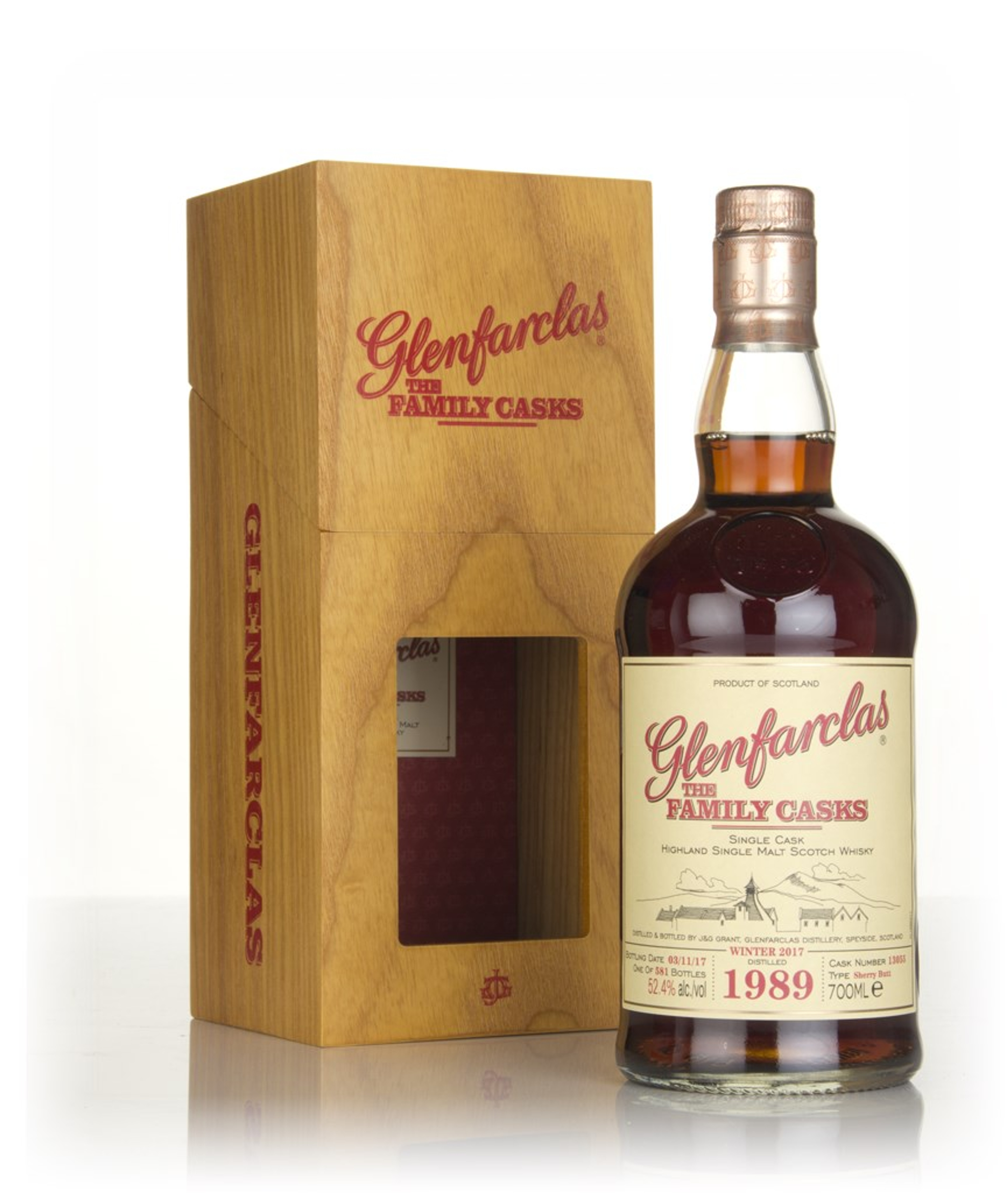 Glenfarclas 1989 (cask 13055) Family Cask Winter 2017 Release 70cl