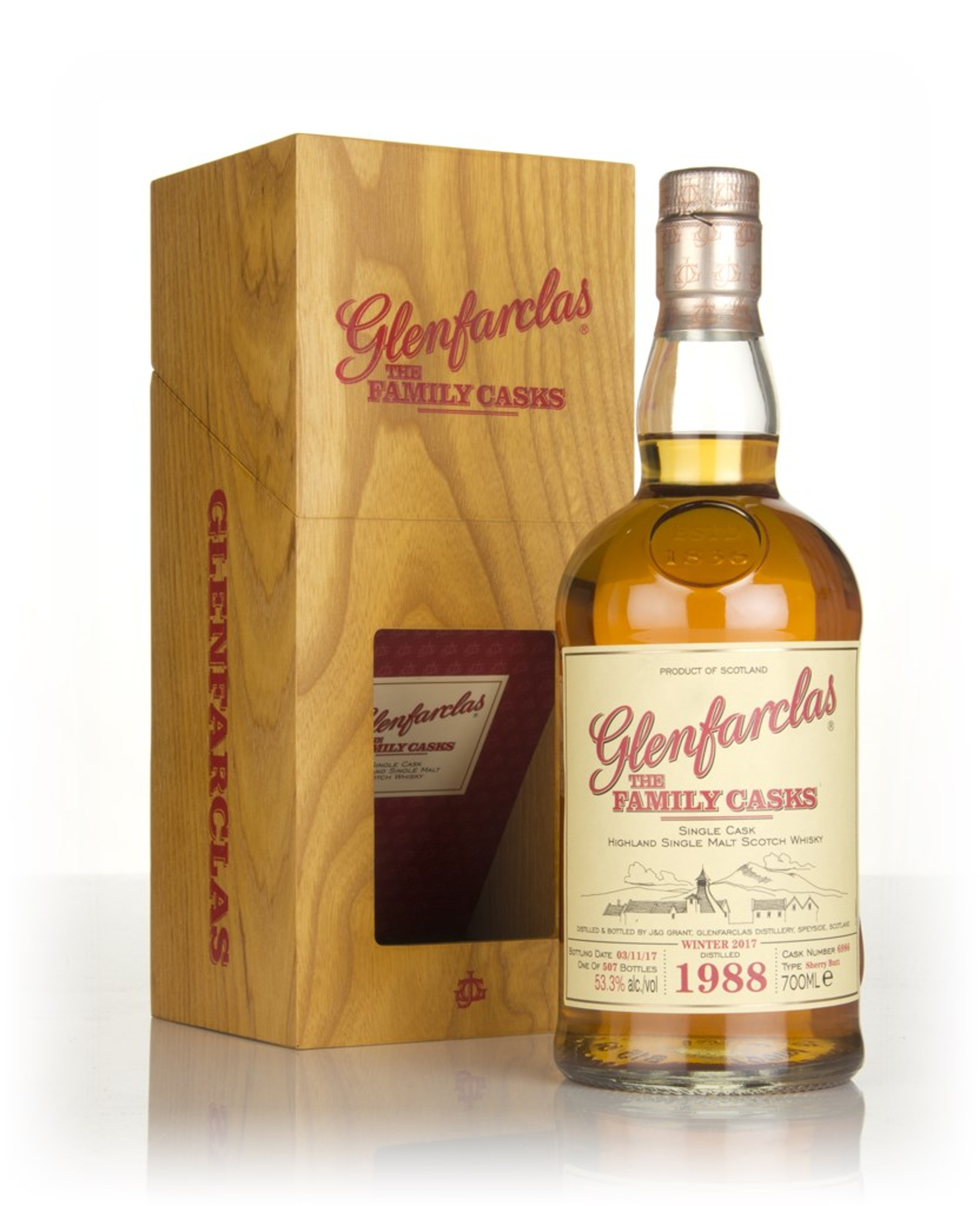 Glenfarclas 1988 (cask 6986) Family Cask Winter 2017 Release 70cl