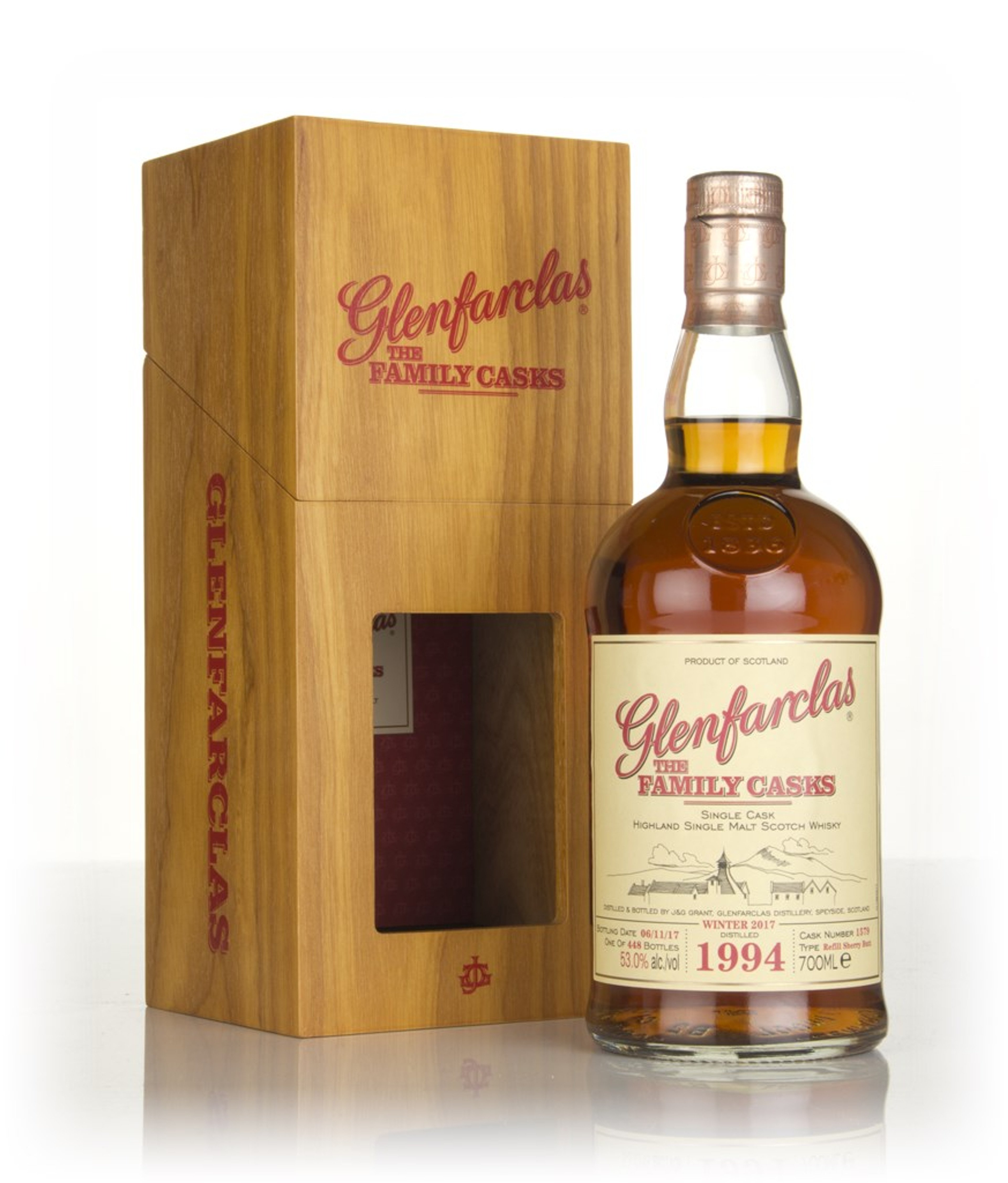 Glenfarclas 1994 (cask 1579) Family Cask Winter 2017 Release 70cl