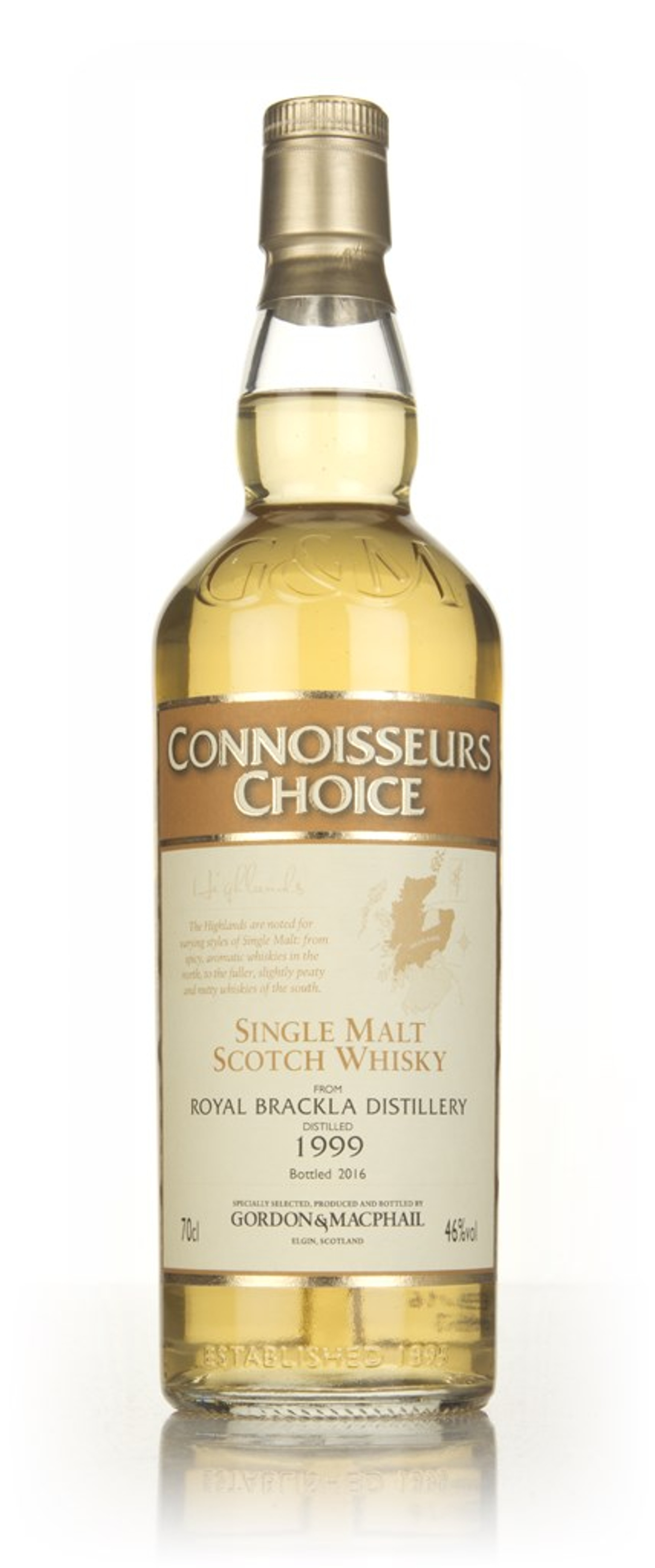 Royal Brackla 1999 (bottled 2016) - Connoisseurs Choice (Gordon & MacPhail) 70cl
