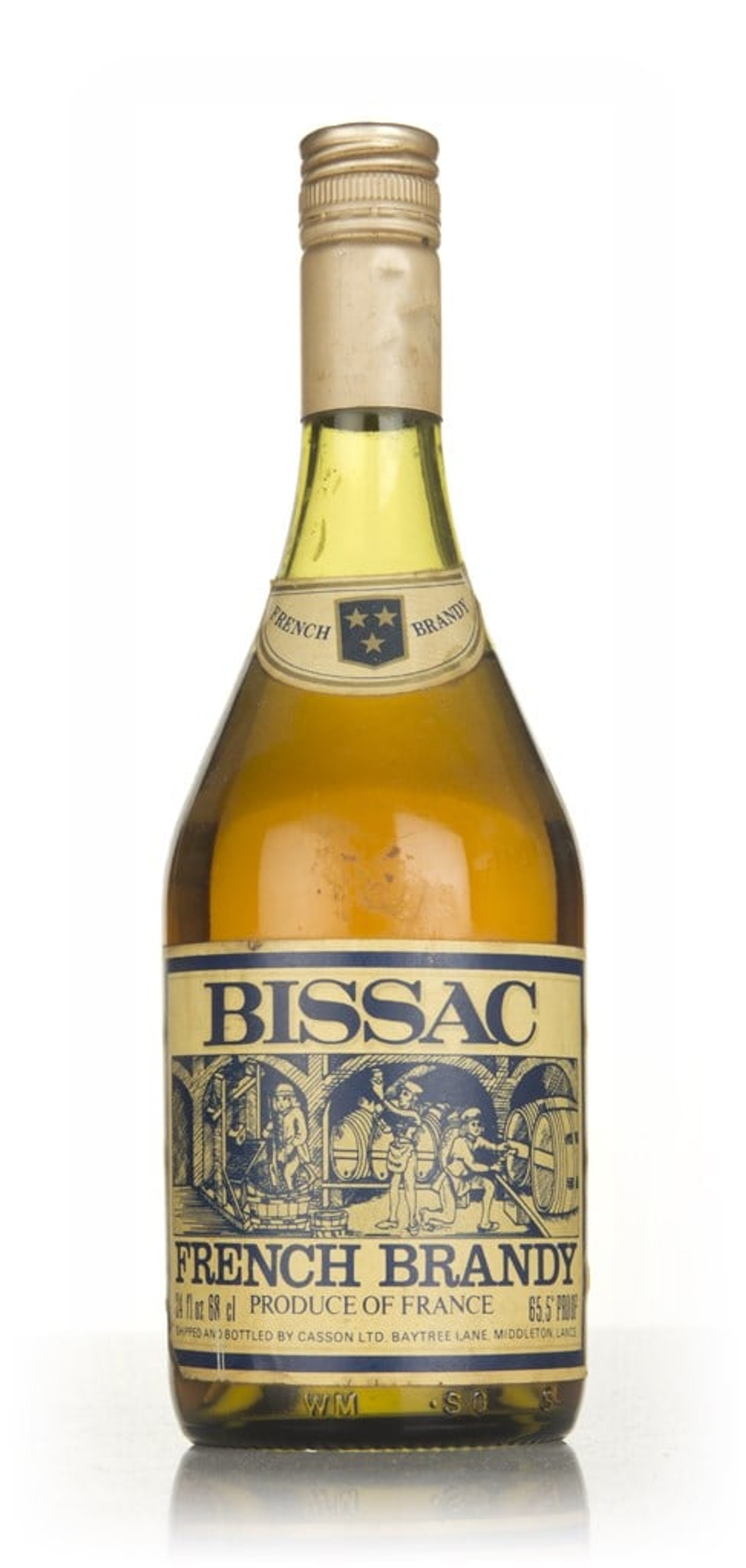 Bissac French Brandy - 1970s 68cl