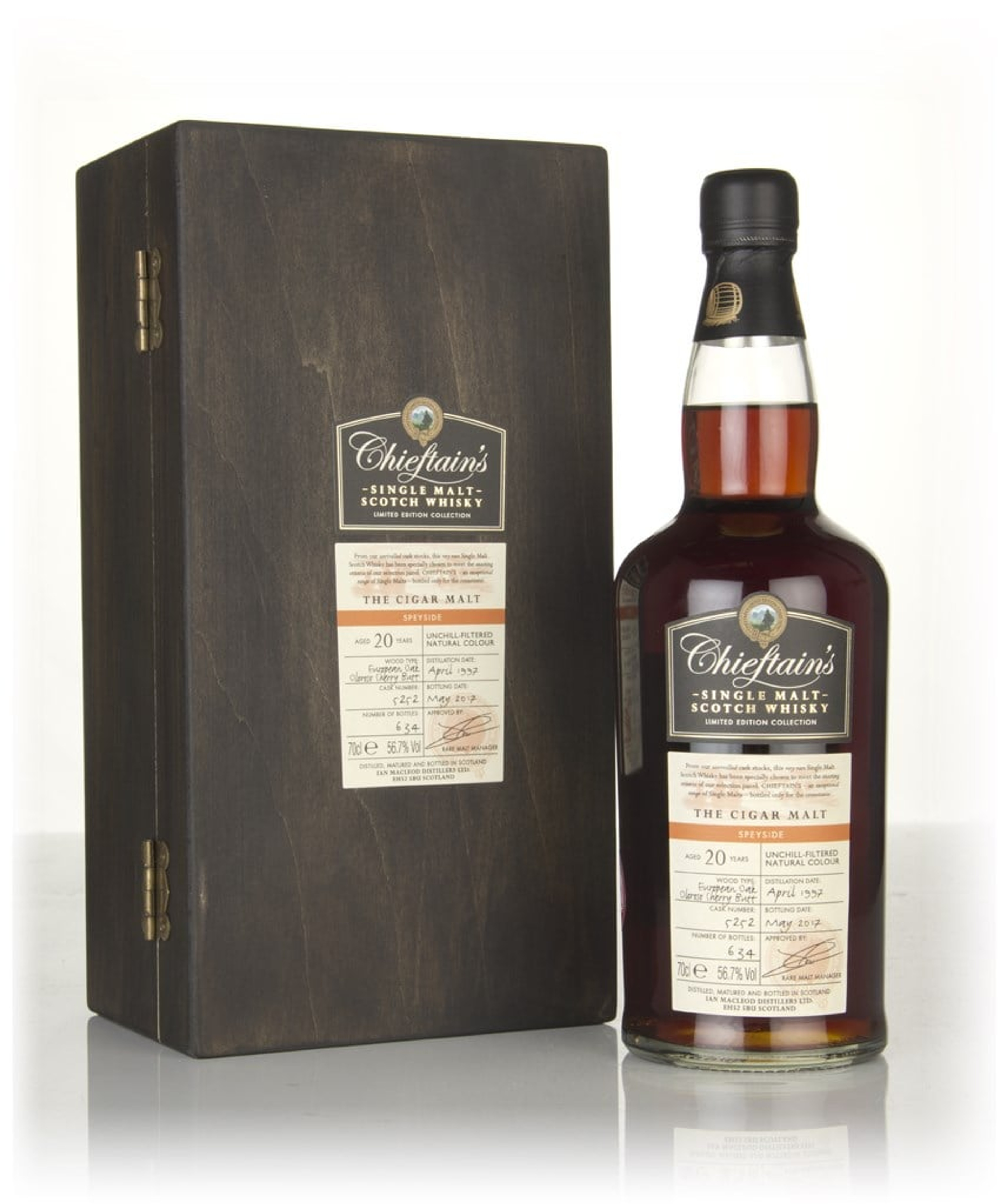 The Cigar Malt 20 Year Old 1997 (cask 5252) - Chieftain's (Ian Macleod) 70cl