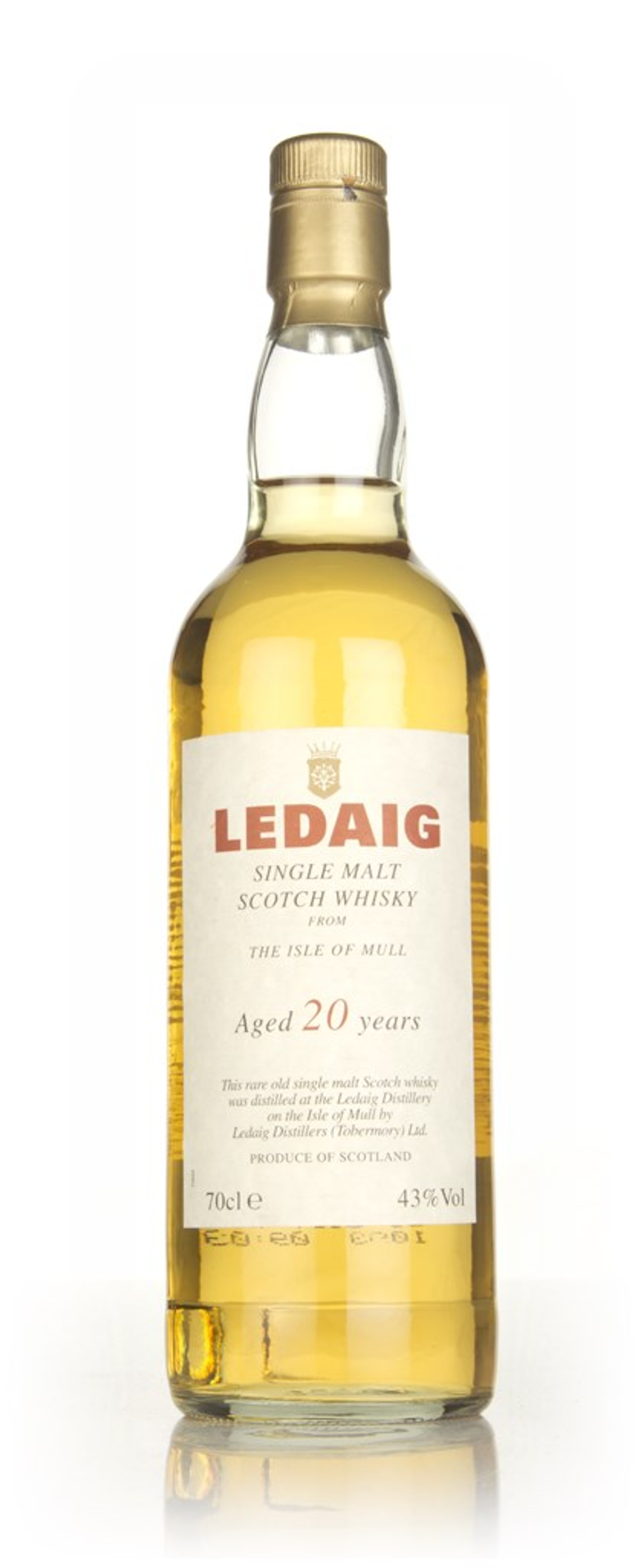 Ledaig 20 Year Old (Old Bottling) 70cl