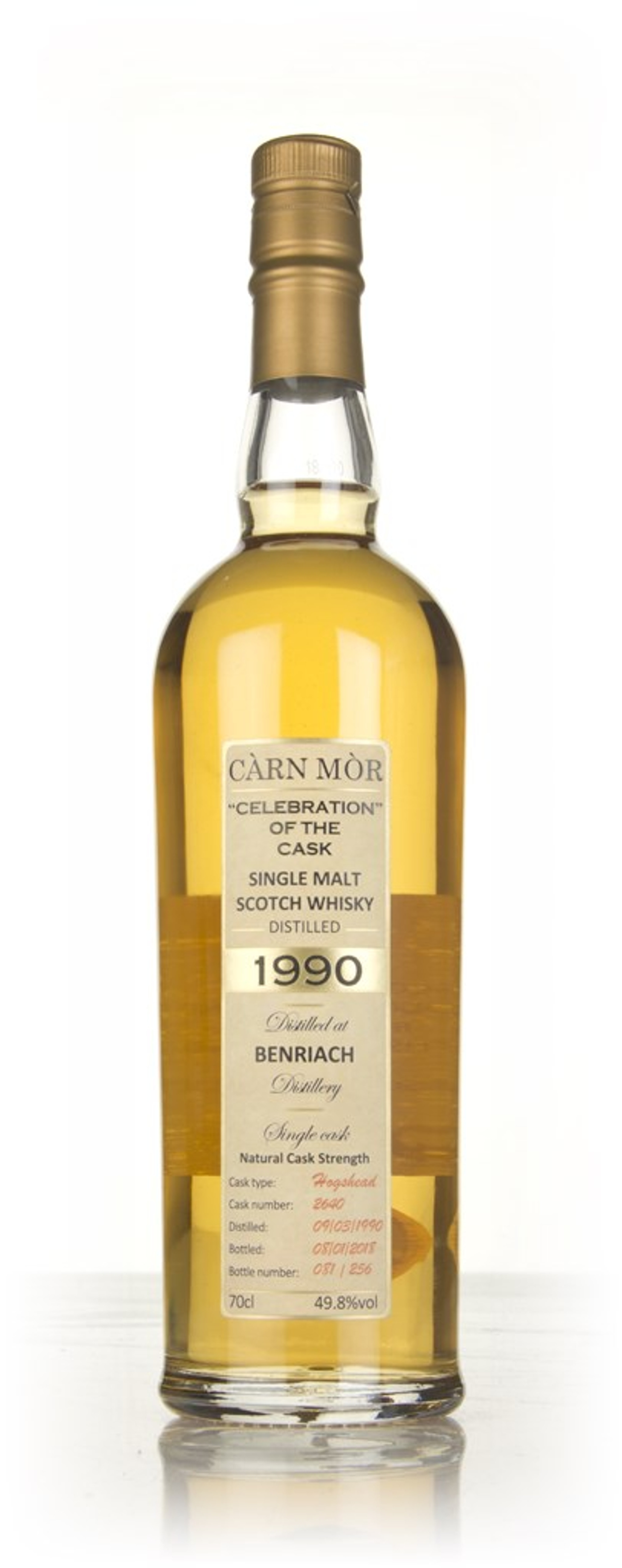 Benriach 27 Year Old 1990 (cask 2640) - Celebration Of The Cask (Càrn Mòr) 70cl