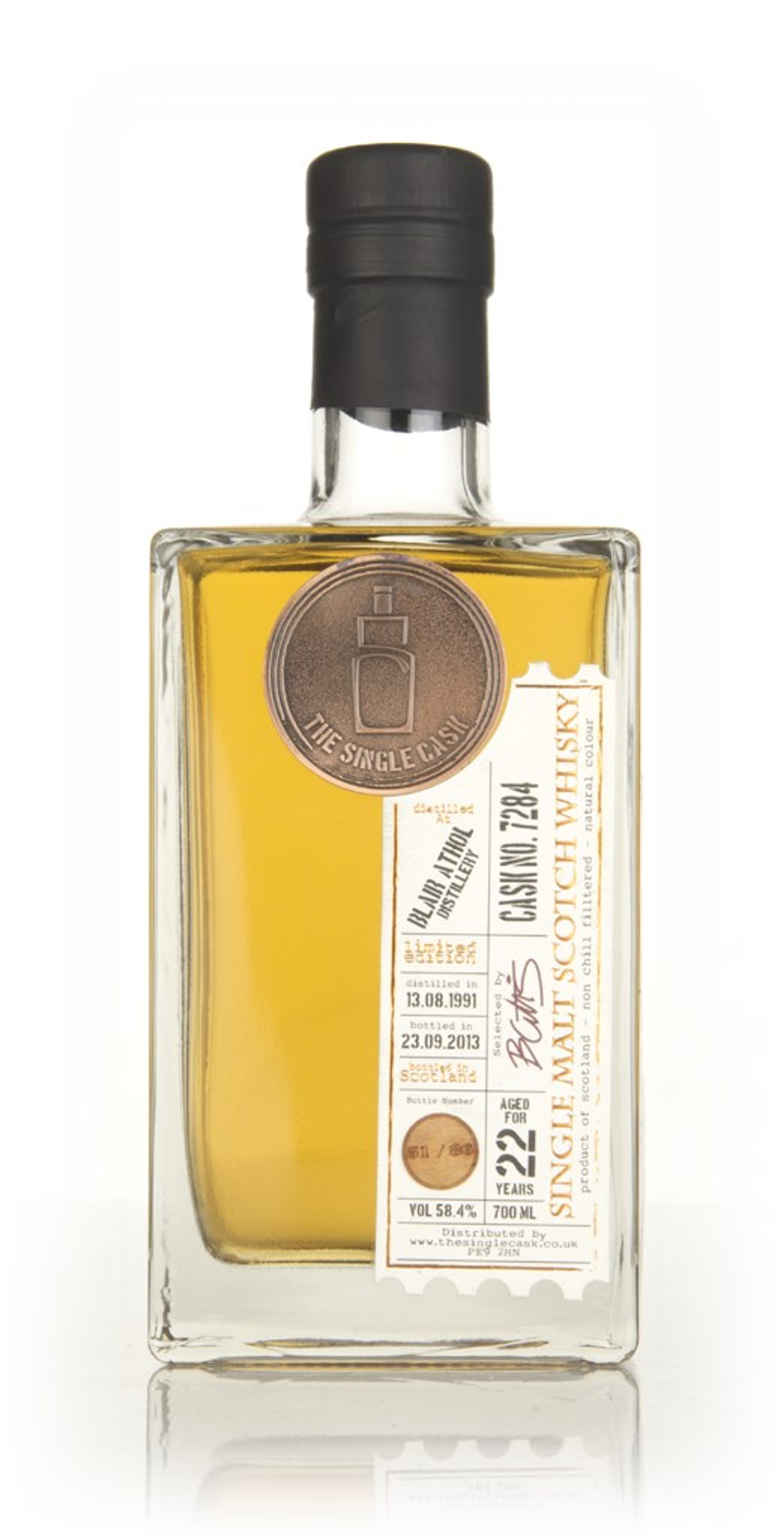 Blair Athol 22 Year Old 1991 (cask 7284) - The Single Cask 70cl