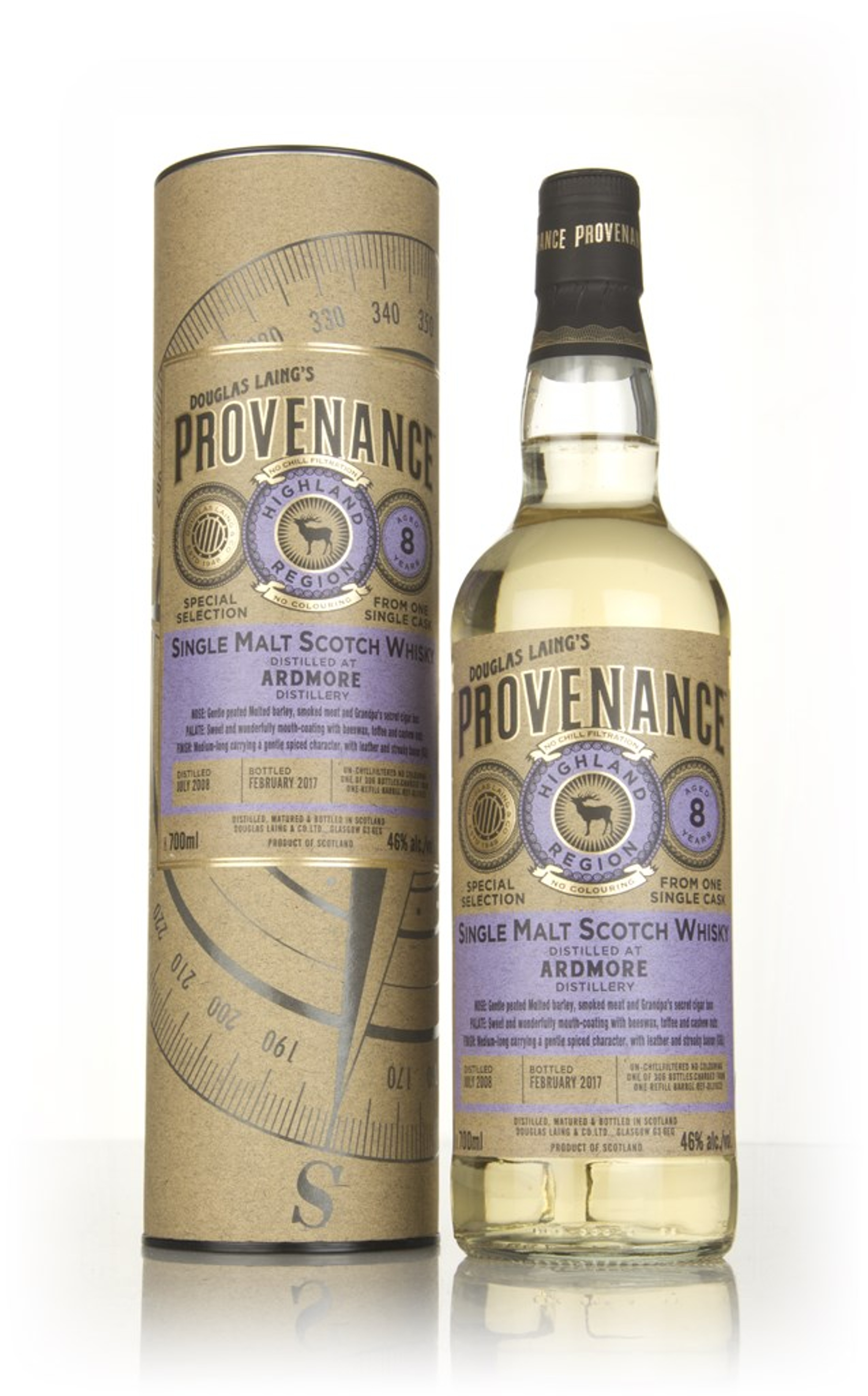 Ardmore 8 Year Old 2008 (cask 11632) - Provenance (Douglas Laing) 70cl