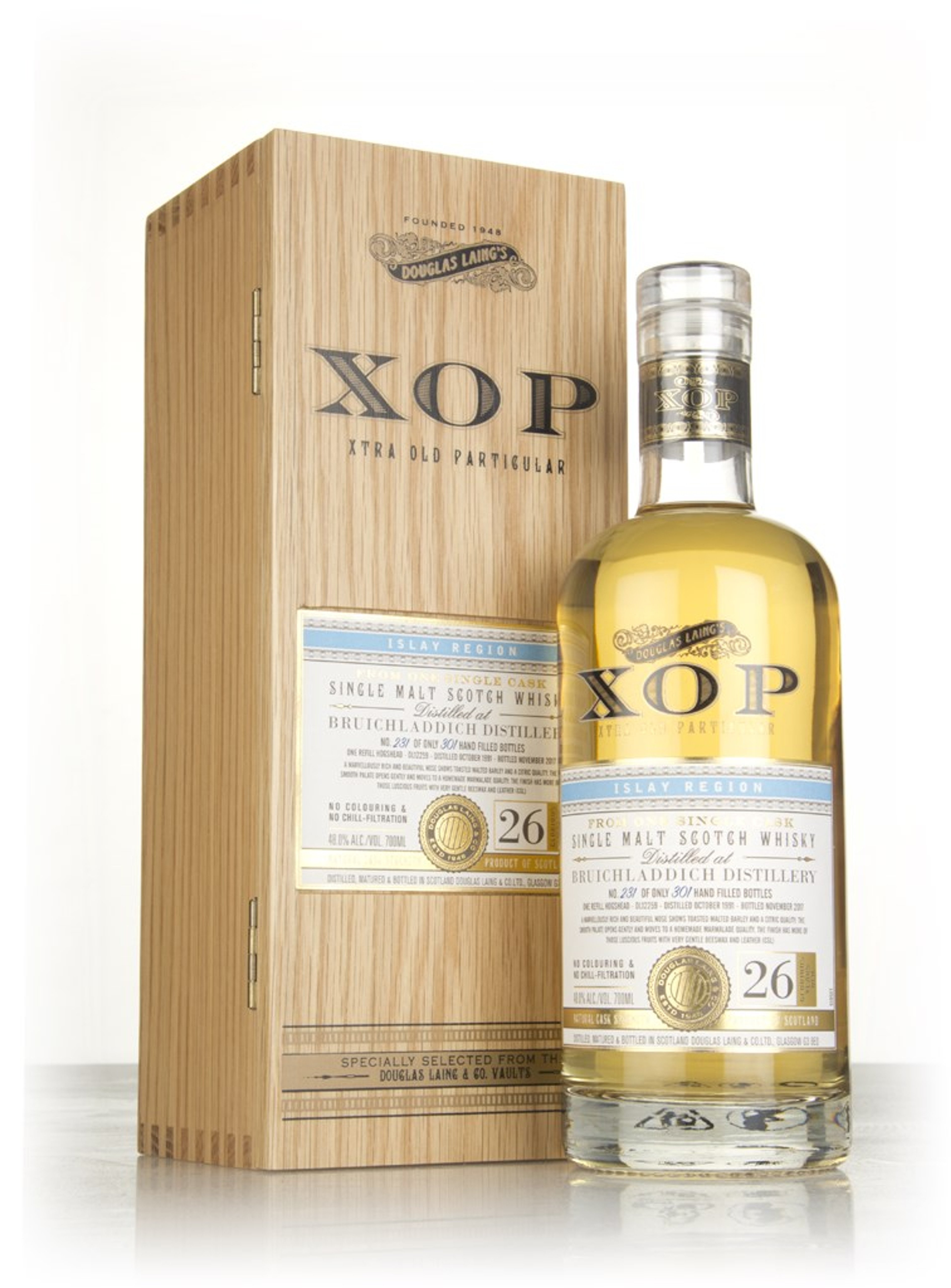 Bruichladdich 26 Year Old 1991 (cask 12259) - Xtra Old Particular (Douglas Laing) 70cl