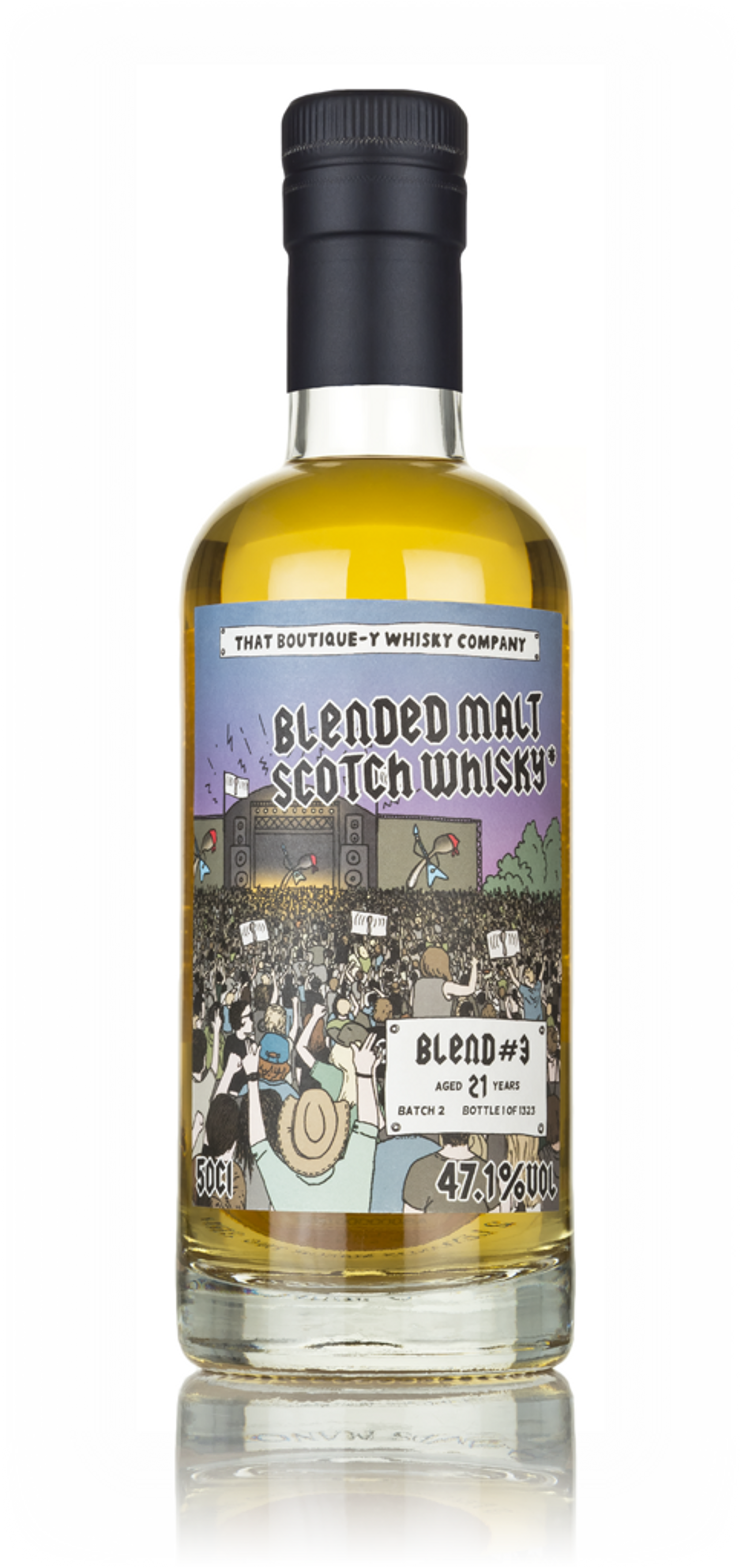 Blend of Malt and Grain Whisky 21year 空瓶 Japanese Blended Whisky 21 Year Old (Master of Malt) 70cl