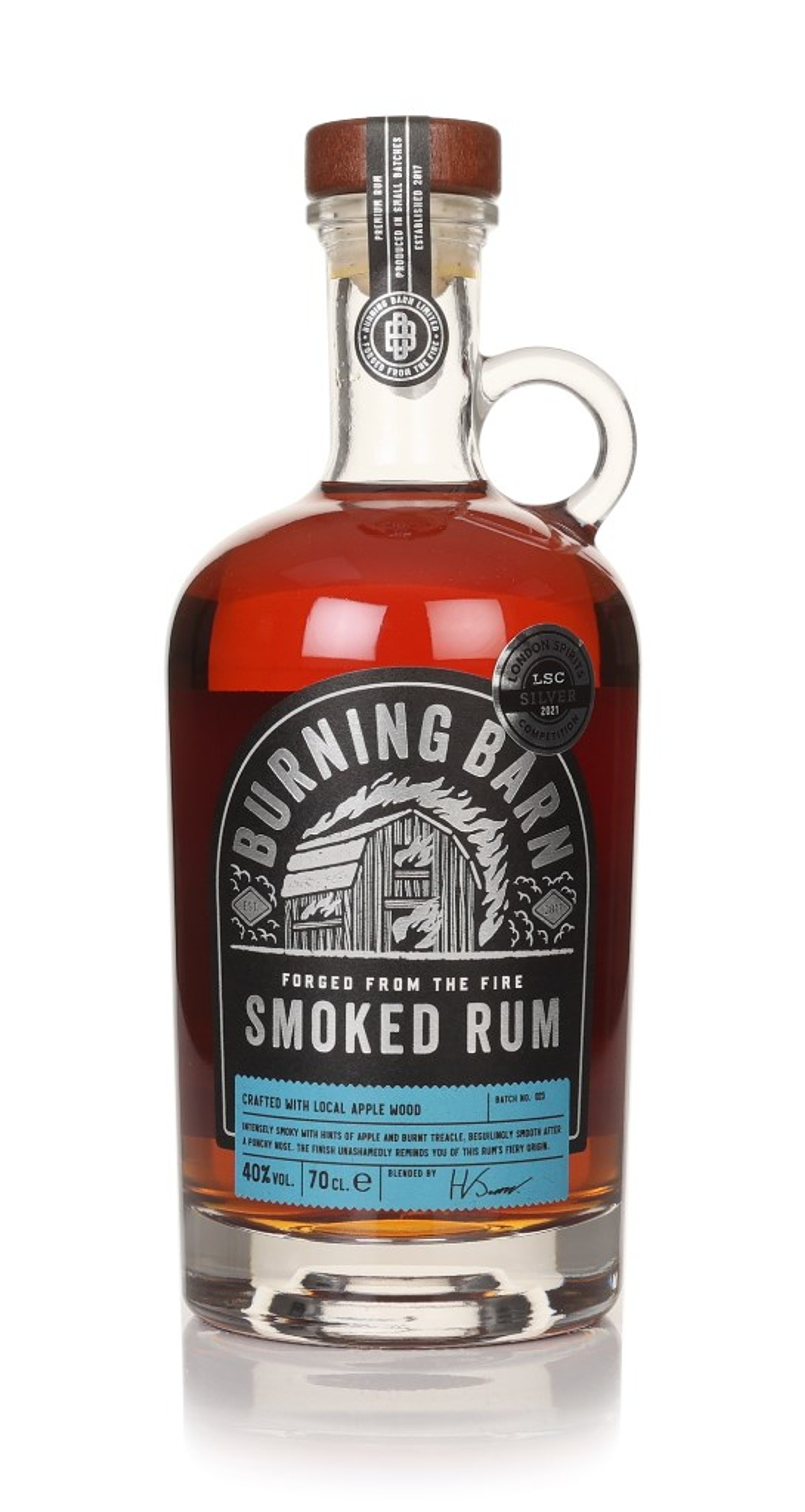 Burning Barn Smoked Rum 70cl