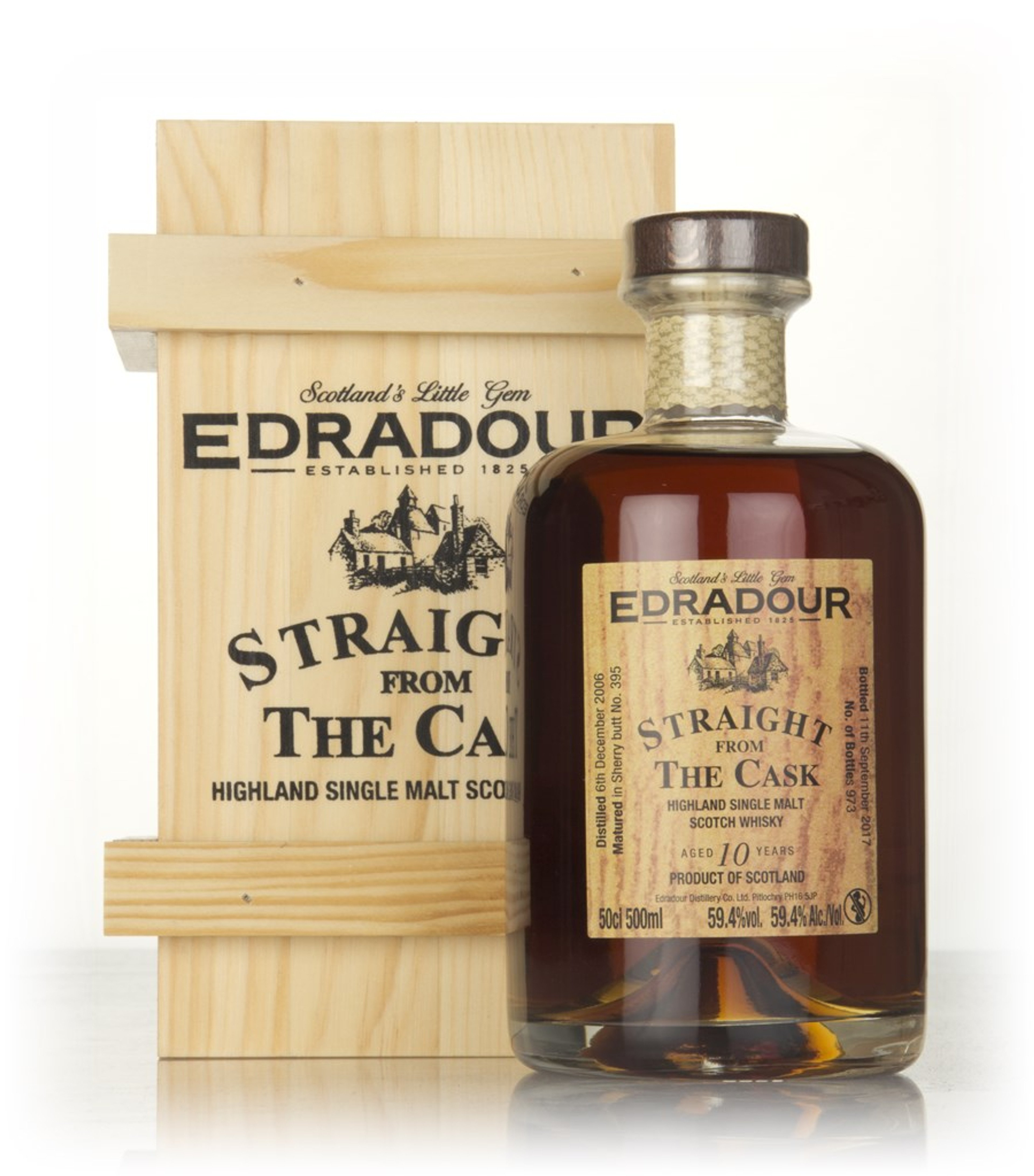 Edradour 10 Year Old 2006 (cask 395) - Straight From The Cask 50cl