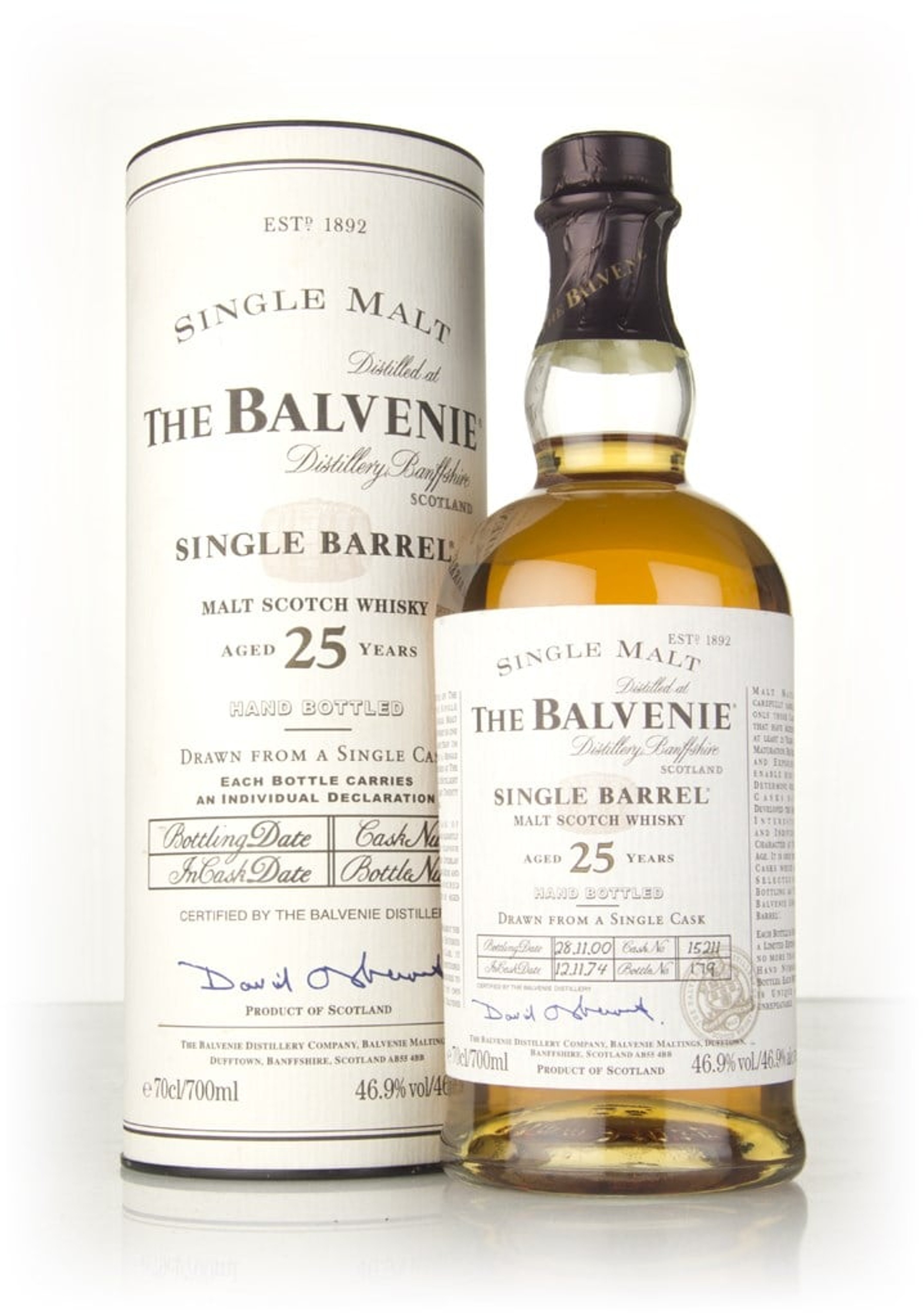 Balvenie 25 Year Old 1974 (cask 15211) 70cl