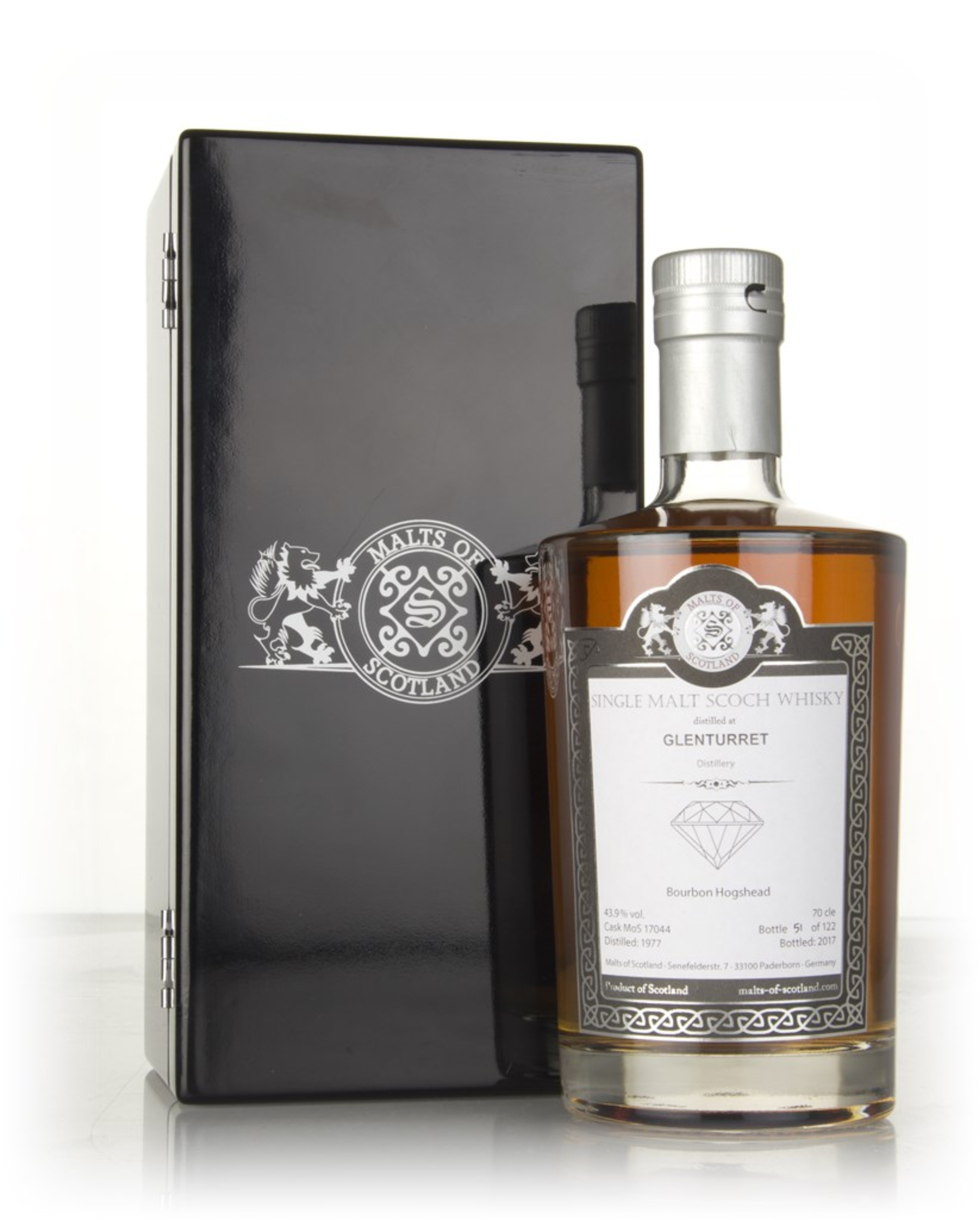Glenturret 1977 (bottled 2017) (cask 17044) - Malts of Scotland 70cl