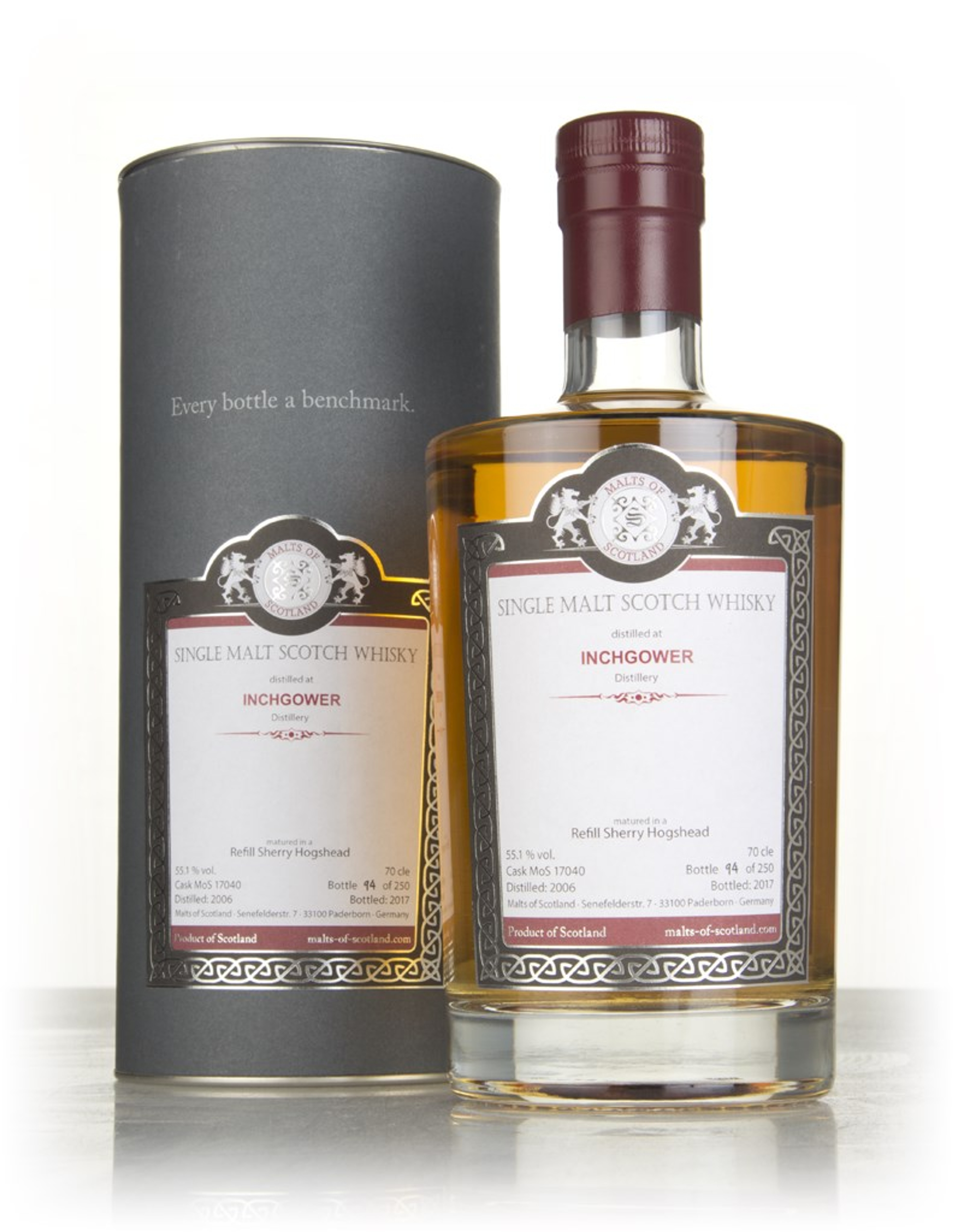 Inchgower 2006 (cask 17040) - Malts of Scotland 70cl