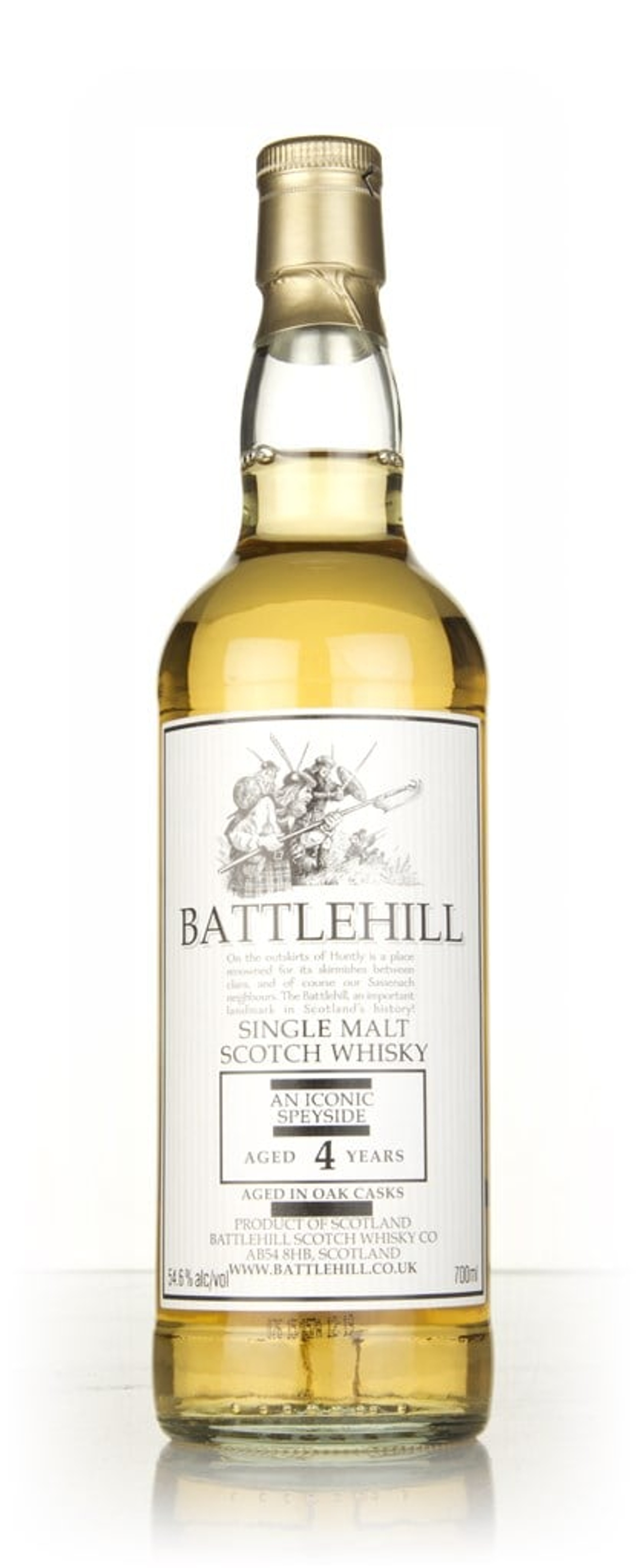 An Iconic Speyside 4 Year Old 2010 - Battlehill (Duncan Taylor) 70cl
