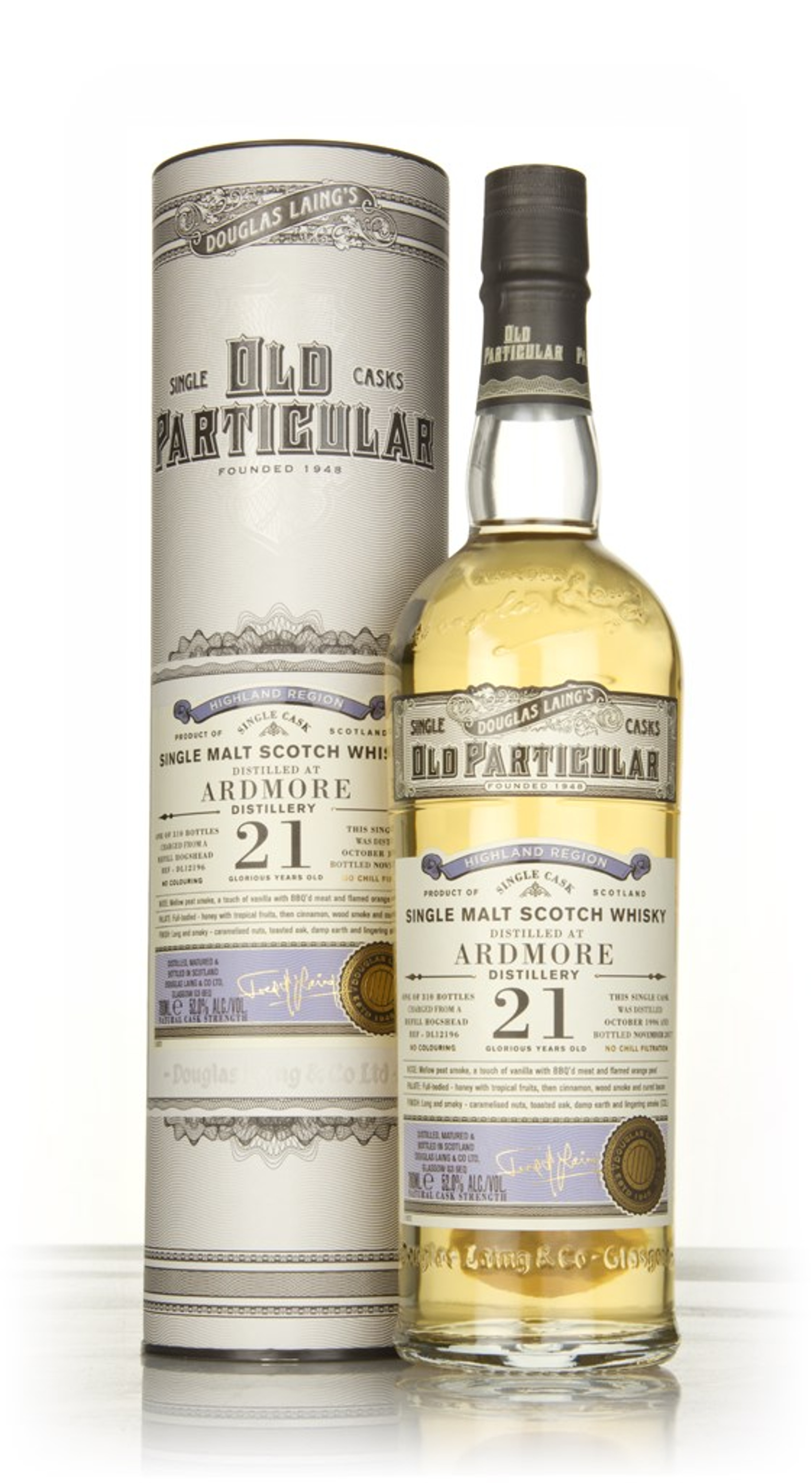Ardmore 21 Year Old 1996 (cask 12196) - Old Particular (Douglas Laing) 70cl